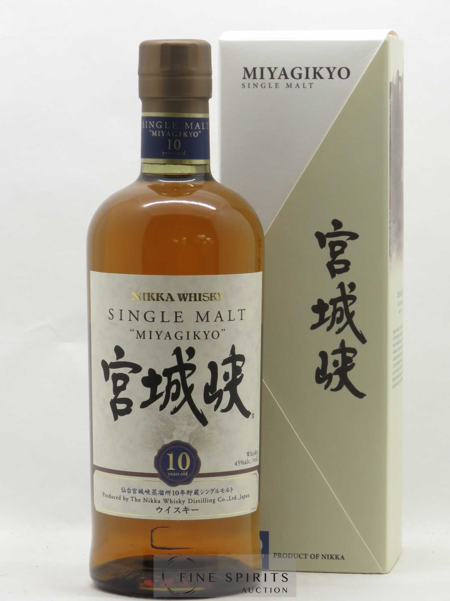 Miyagikyo 10 years Of. Nikka Whisky - Lot de 1 bouteille - 0