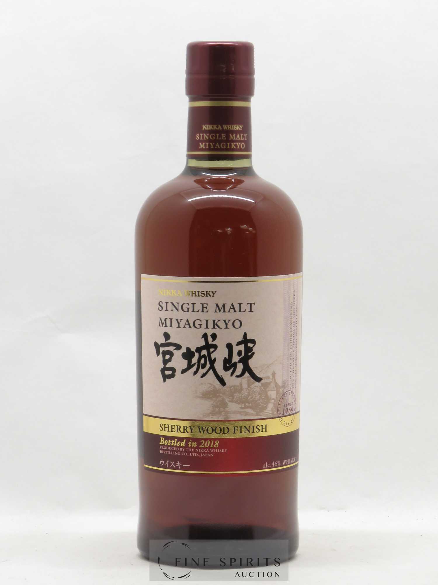 Miyagikyo Of. Sherry Wood Finish bottled 2018 Nikka Whisky - Lot de 1 bouteille - 1