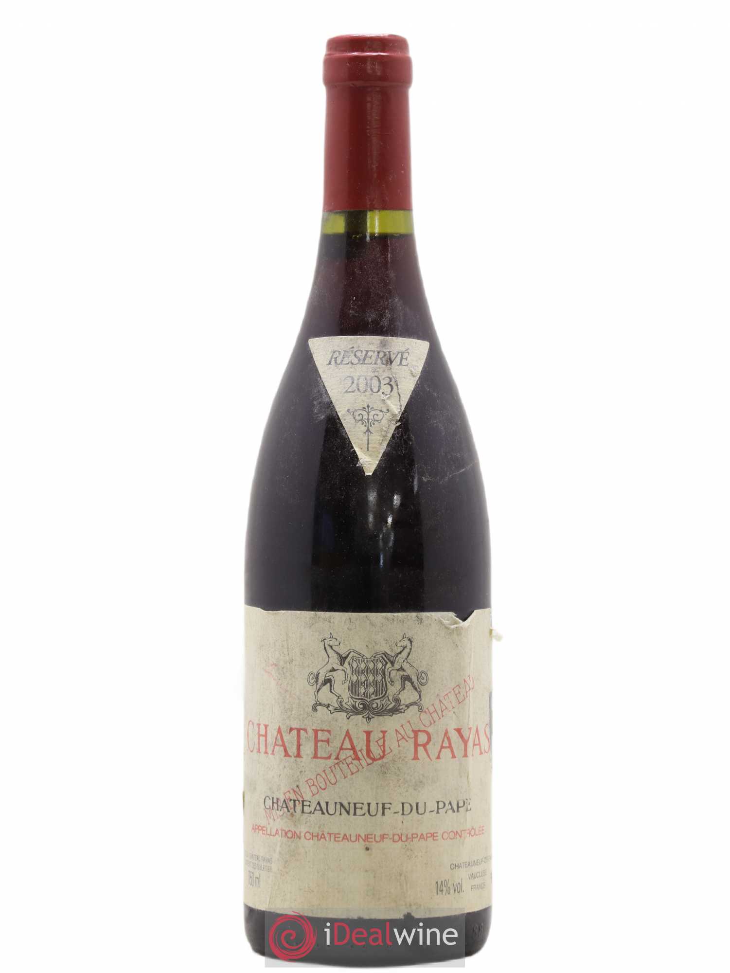 Châteauneuf-du-Pape Château Rayas Emmanuel Reynaud 2003 - Lot de 1 bouteille - 0
