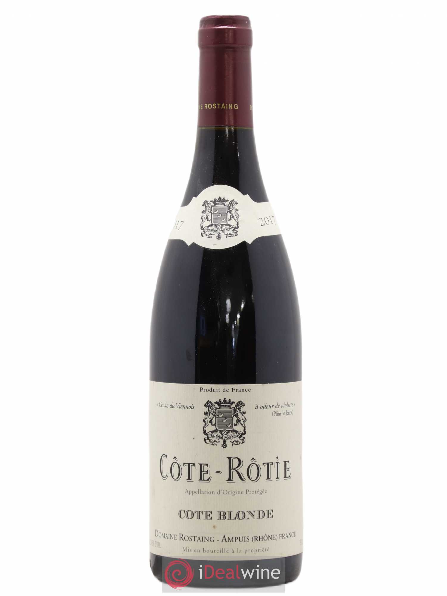 Côte-Rôtie Côte Blonde René Rostaing 2017 - Posten von 1 Flasche - 0