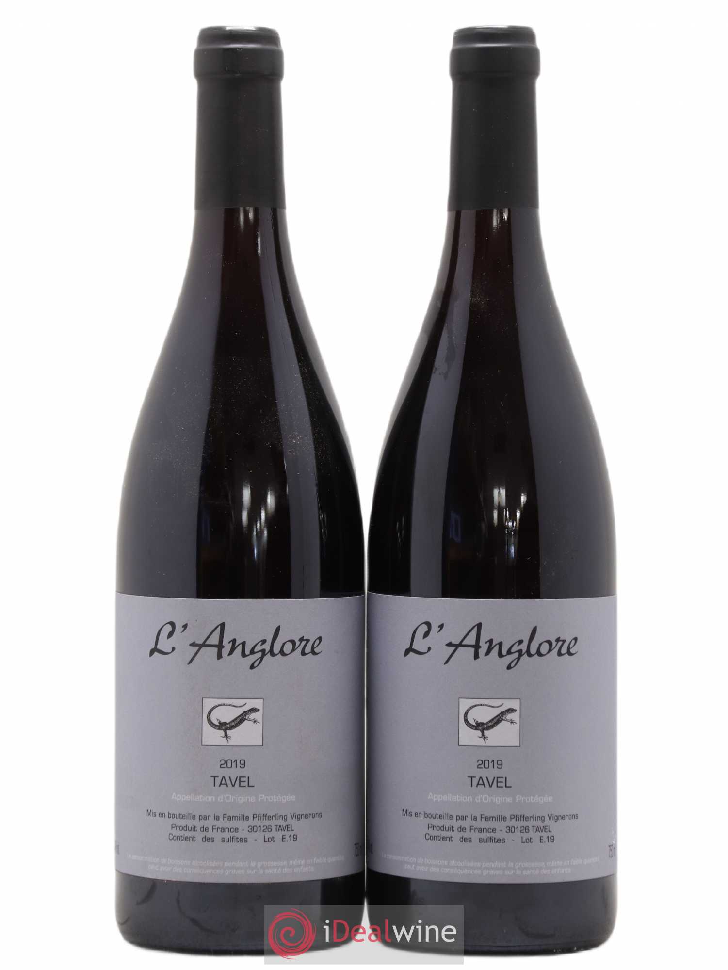 Tavel L'Anglore 2019 - Posten von 2 Flaschen - 0