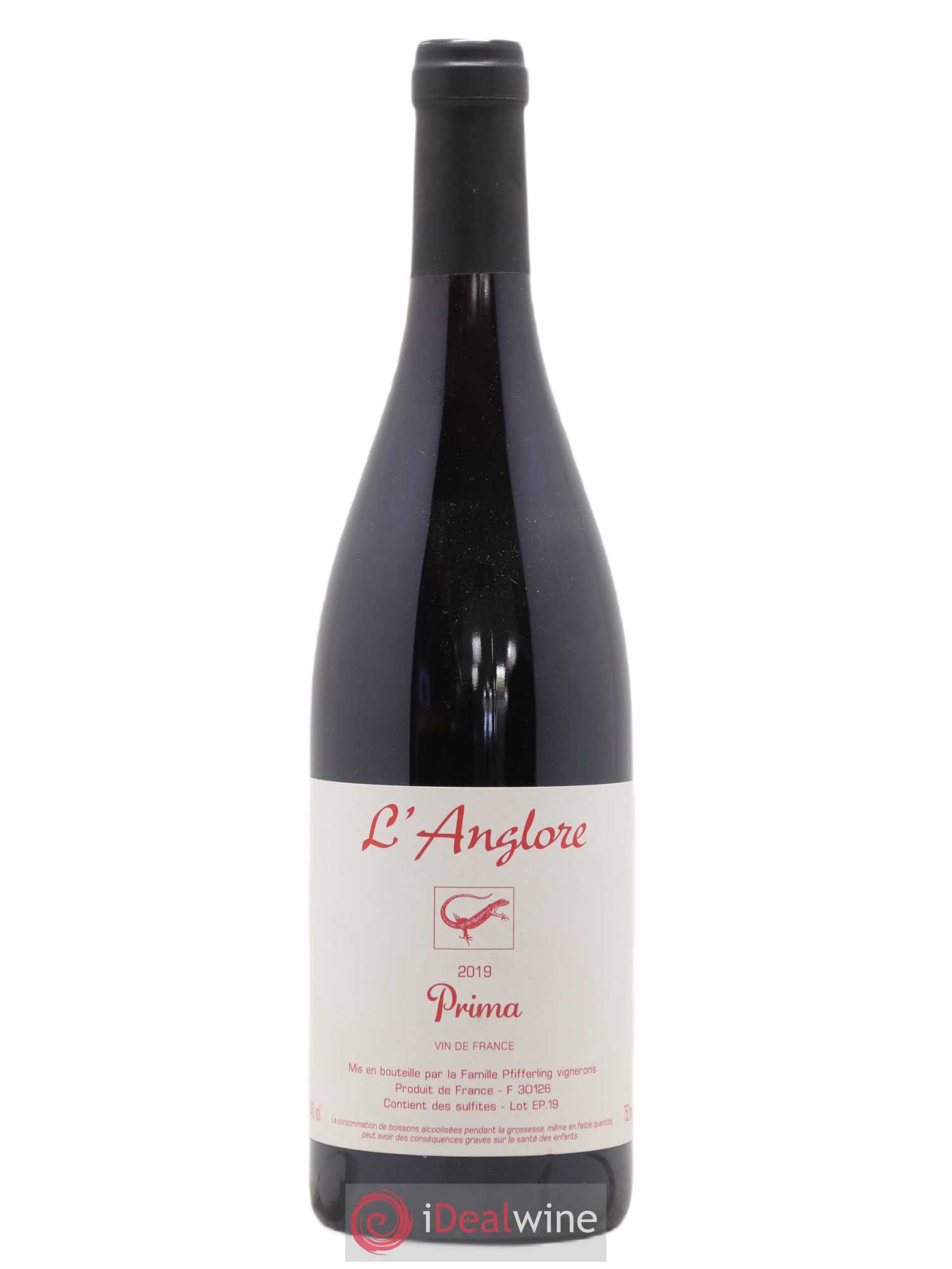 Vin de France Prima L'Anglore 2019 - Lot de 1 bouteille - 0