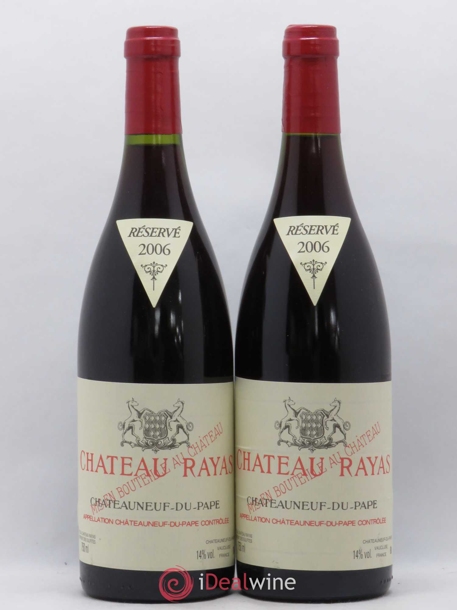 Châteauneuf-du-Pape Château Rayas Emmanuel Reynaud 2006 - Lot de 2 bouteilles - 0