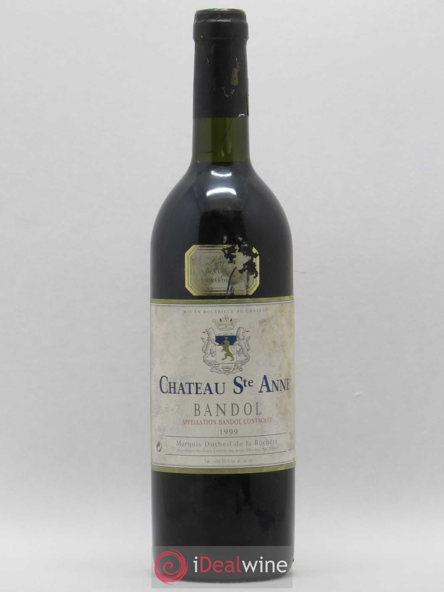 Bandol Cuvée Collection Château Ste Anne 1999 - Lot de 1 bouteille - 0