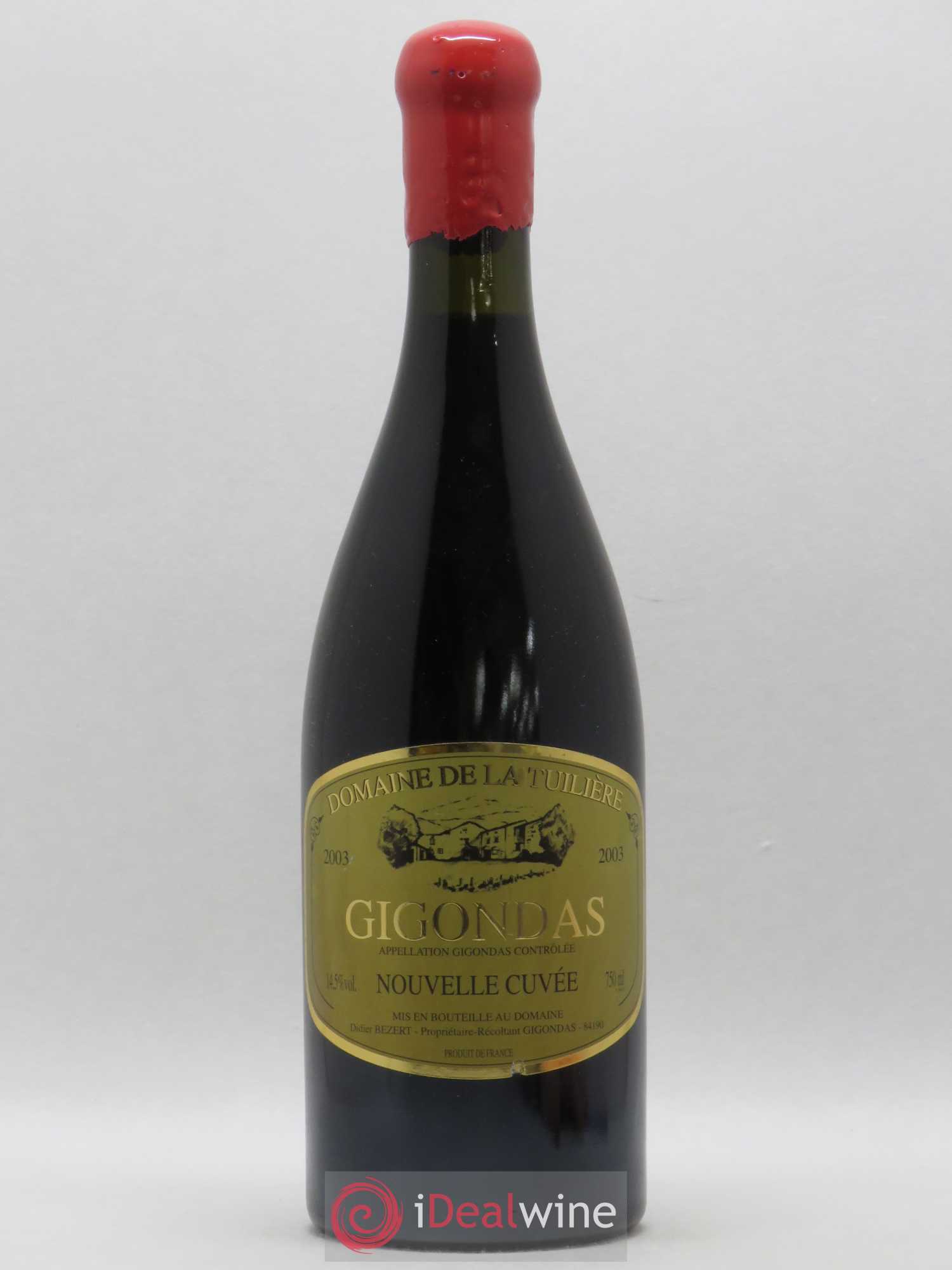Gigondas Nouvelle Cuvée Domaine de la Tuilière 2003 - Posten von 1 Flasche - 0