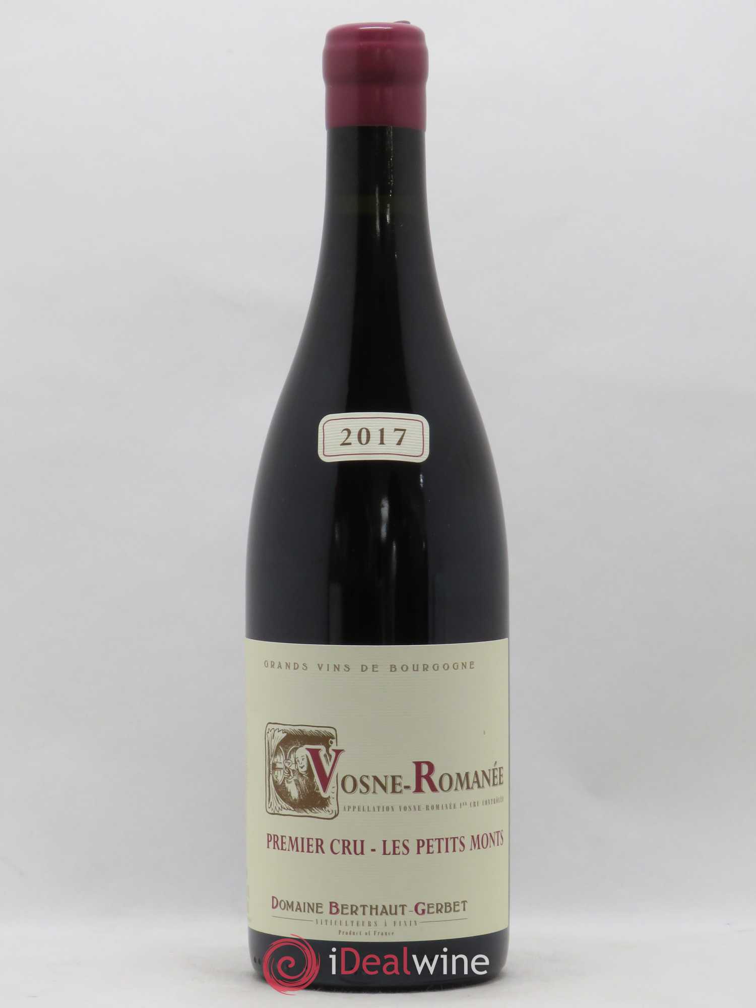 Vosne-Romanée 1er Cru Les Petits Monts Berthaut Gerbet 2017 - Posten von 1 Flasche - 0