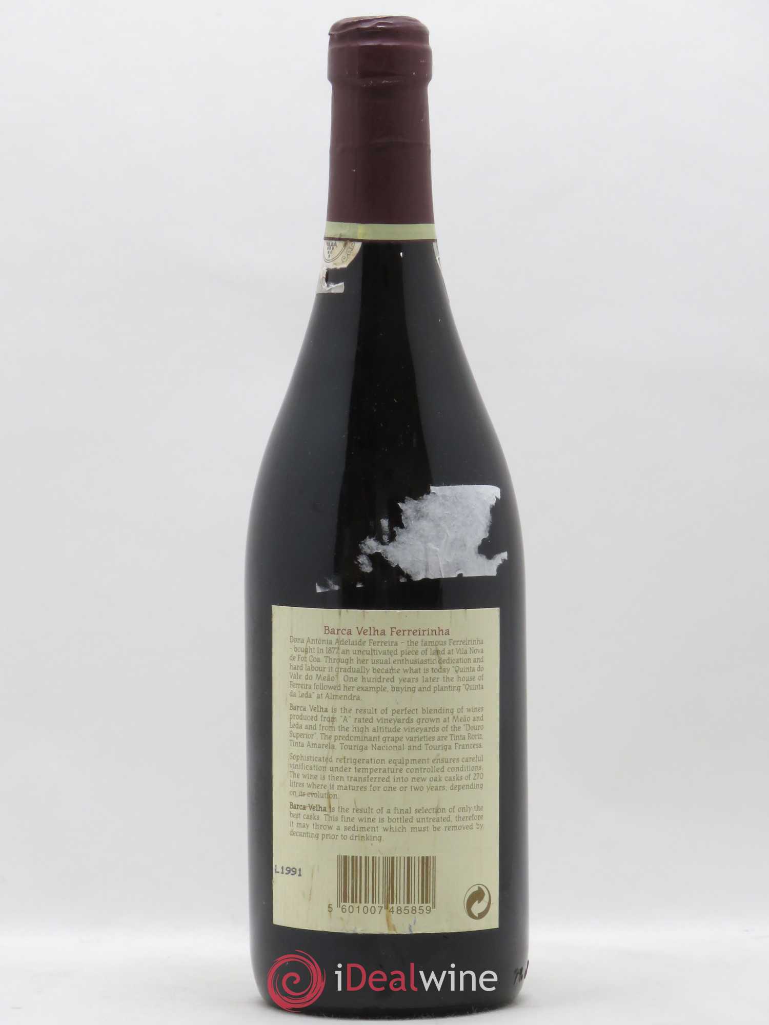 Portugal Douro Barca Velha Casa Ferreirinha  1991 - Posten von 1 Flasche - 1