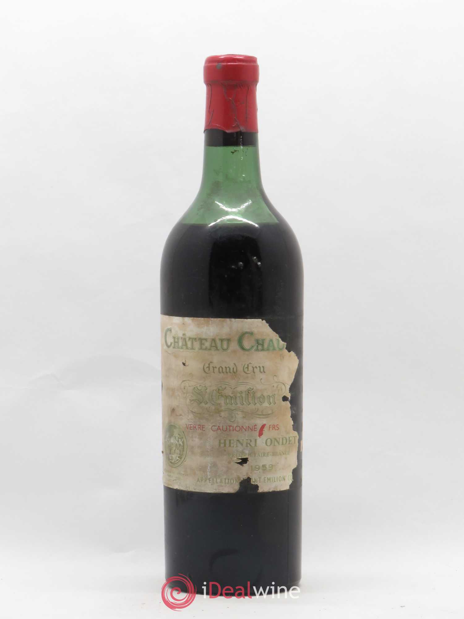 Château Chauvin Grand Cru Classé 1959 - Lot de 1 bouteille - 0