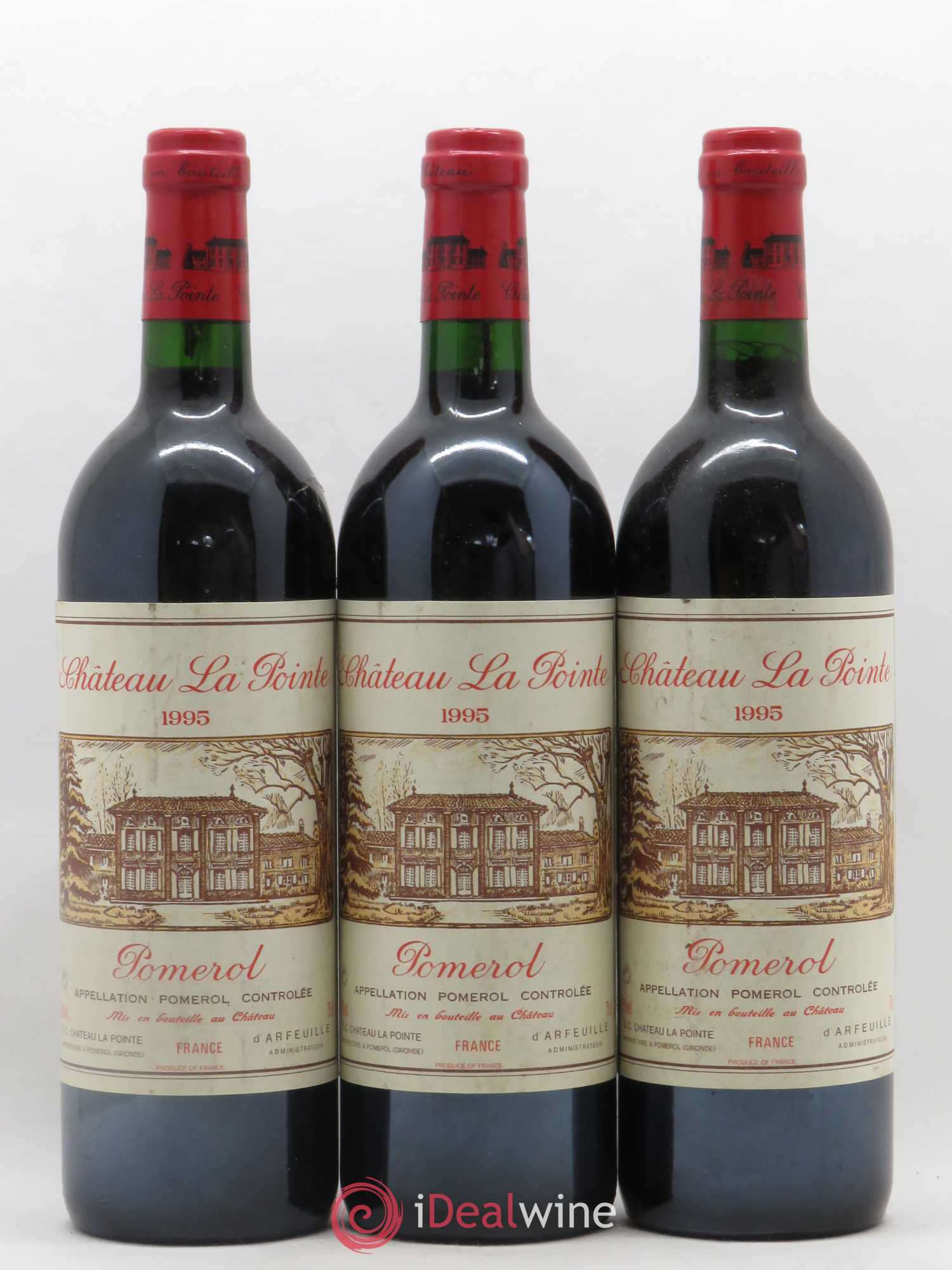 Château la Pointe 1995 - Lot de 3 bouteilles - 0