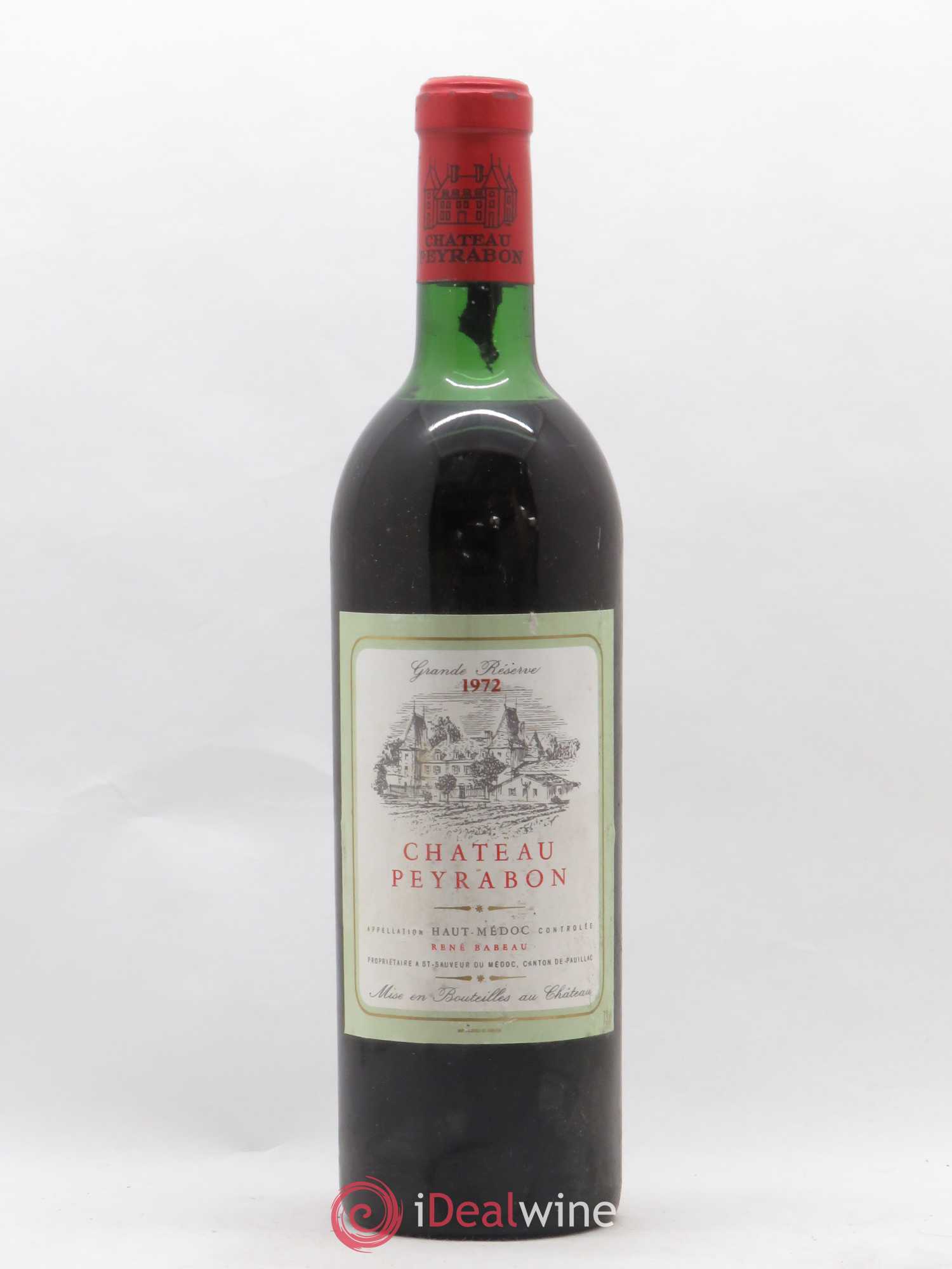Château Peyrabon Cru Bourgeois 1972 - Lot de 1 bouteille - 0