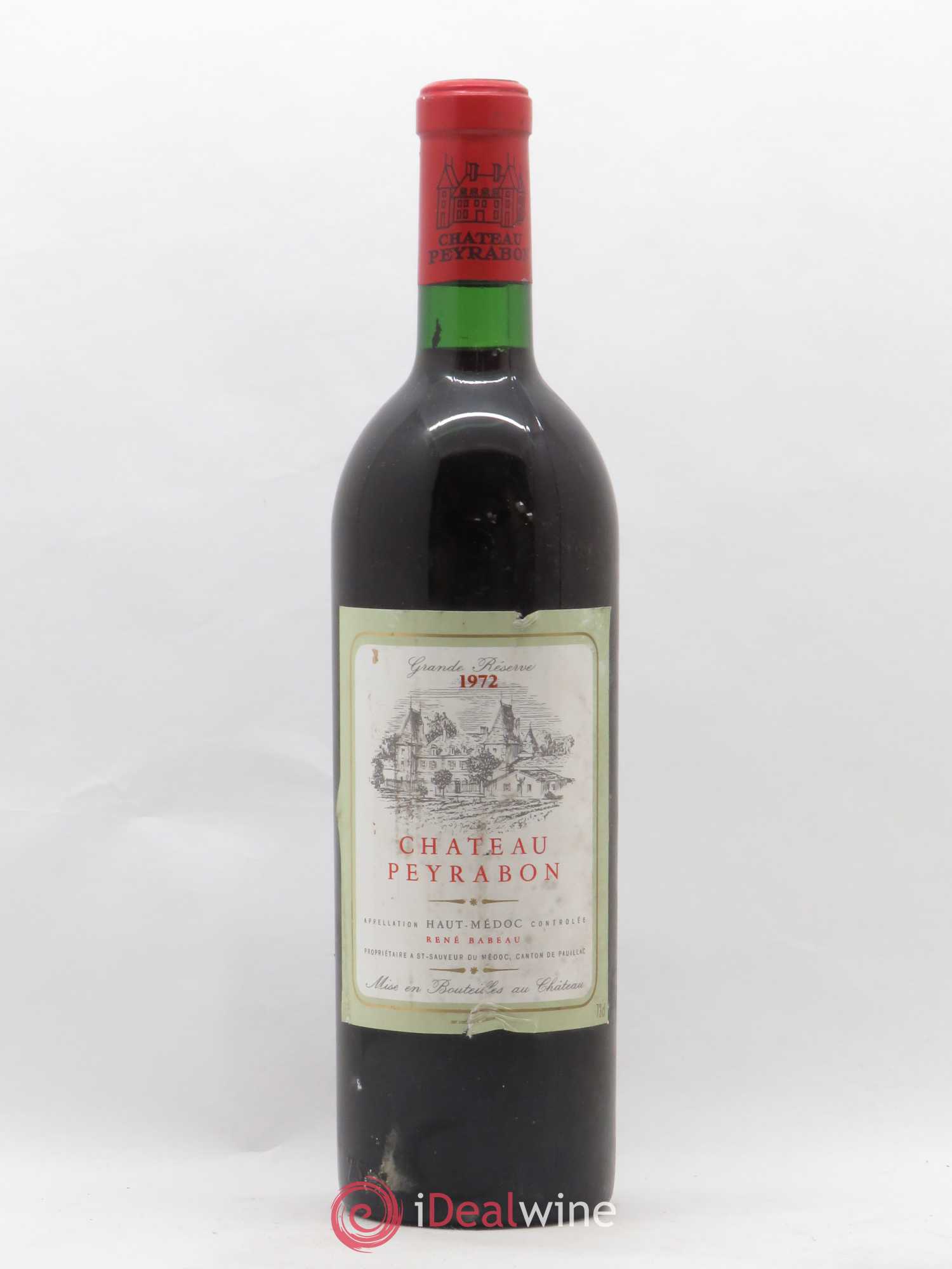 Château Peyrabon Cru Bourgeois 1972 - Lot de 1 bouteille - 0