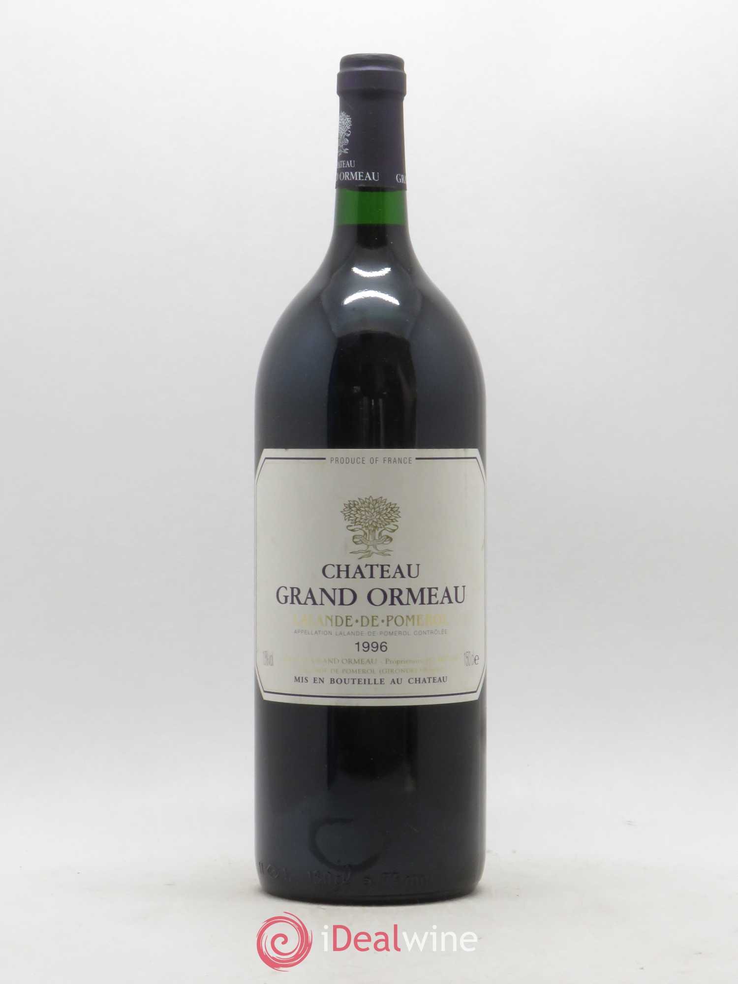 Lalande-de-Pomerol Château Grand Ormeau 1996 - Posten von 1 Magnum - 0