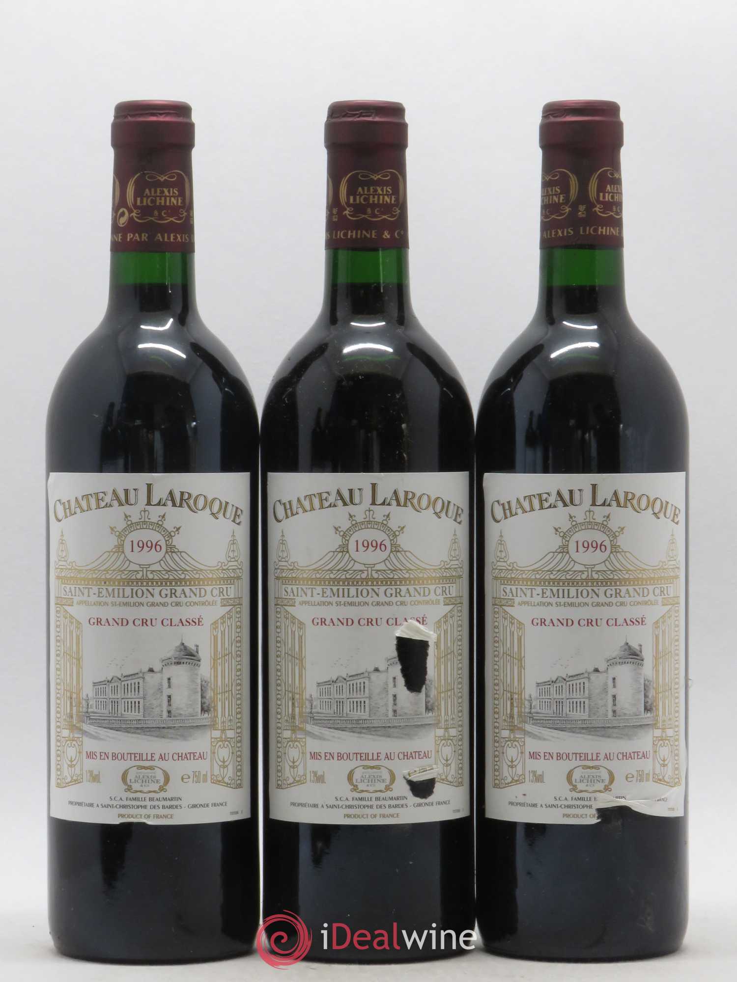 Château Laroque Grand Cru Classé 1996 - Lot de 6 bouteilles - 2