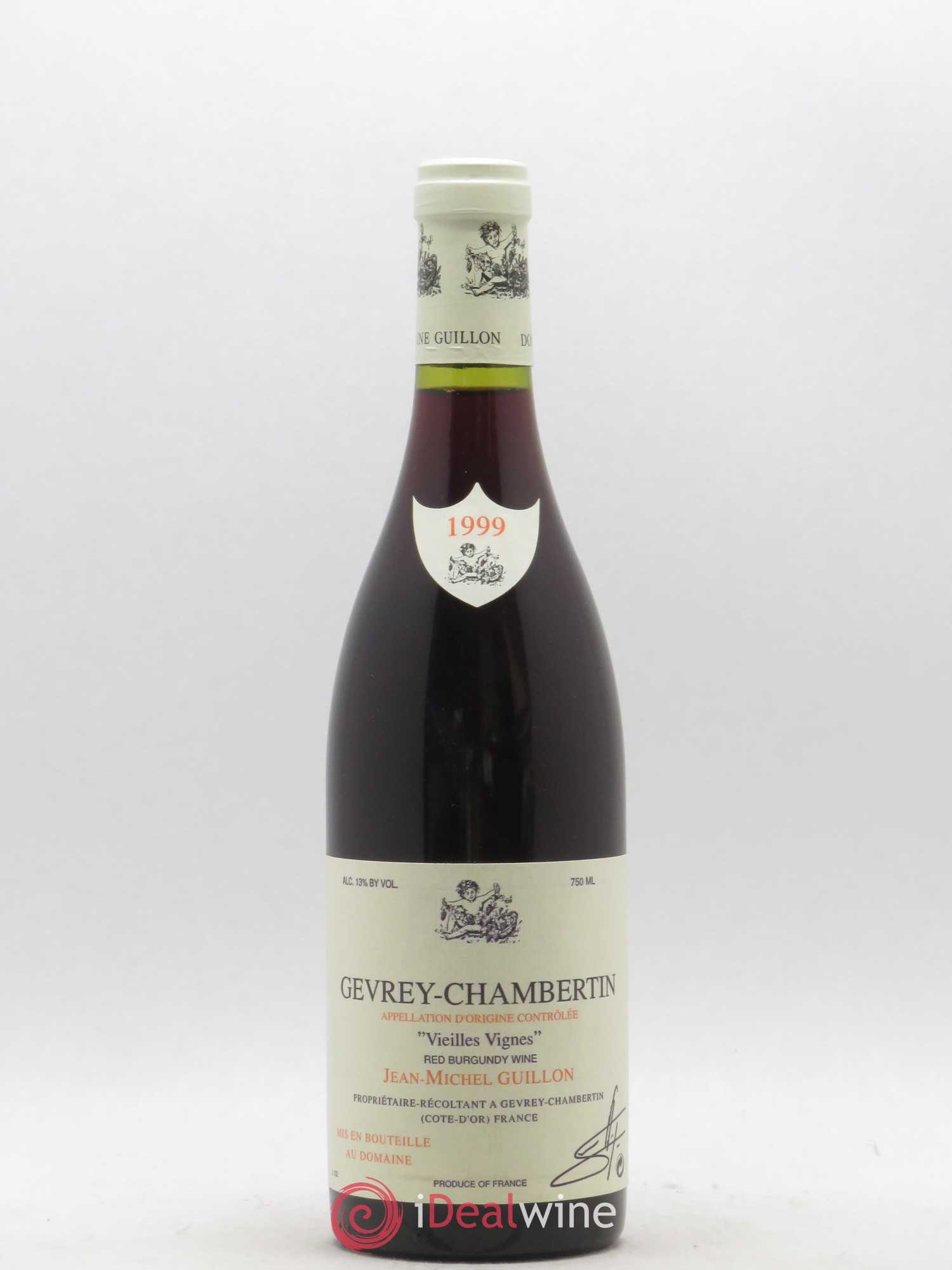 Gevrey-Chambertin Vieilles Vignes Jean Michel Guillon 1999 - Posten von 1 Flasche - 0