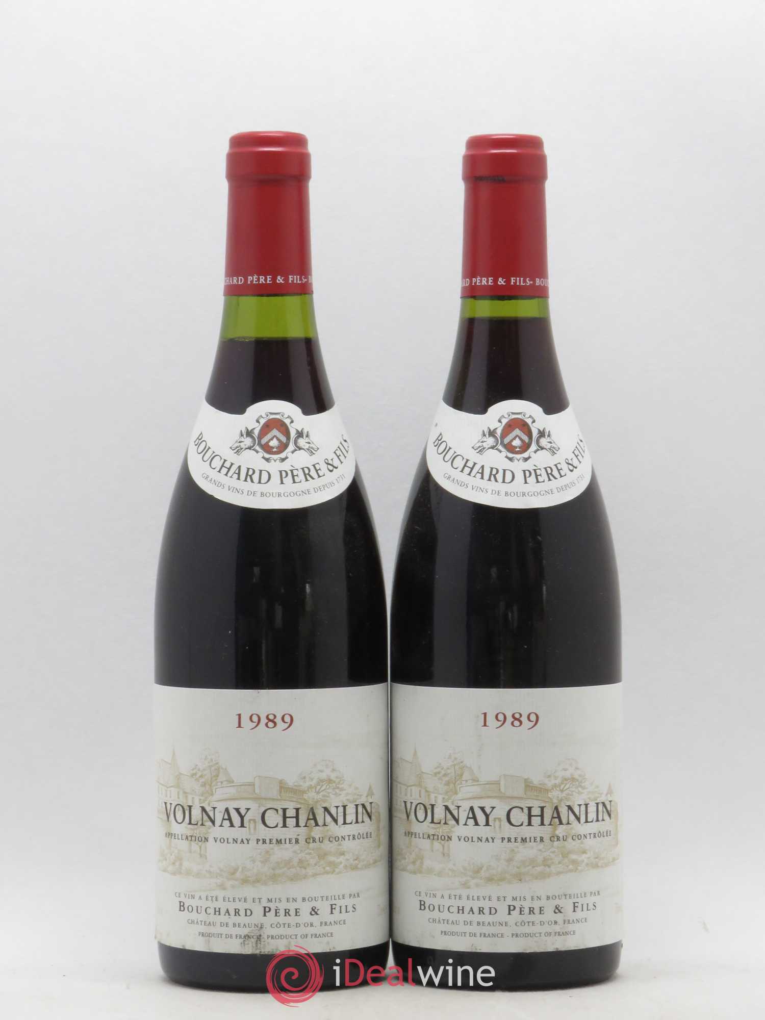 Volnay 1er Cru Chanlin Bouchard Père et Fils 1989 - Lot de 2 bouteilles - 0