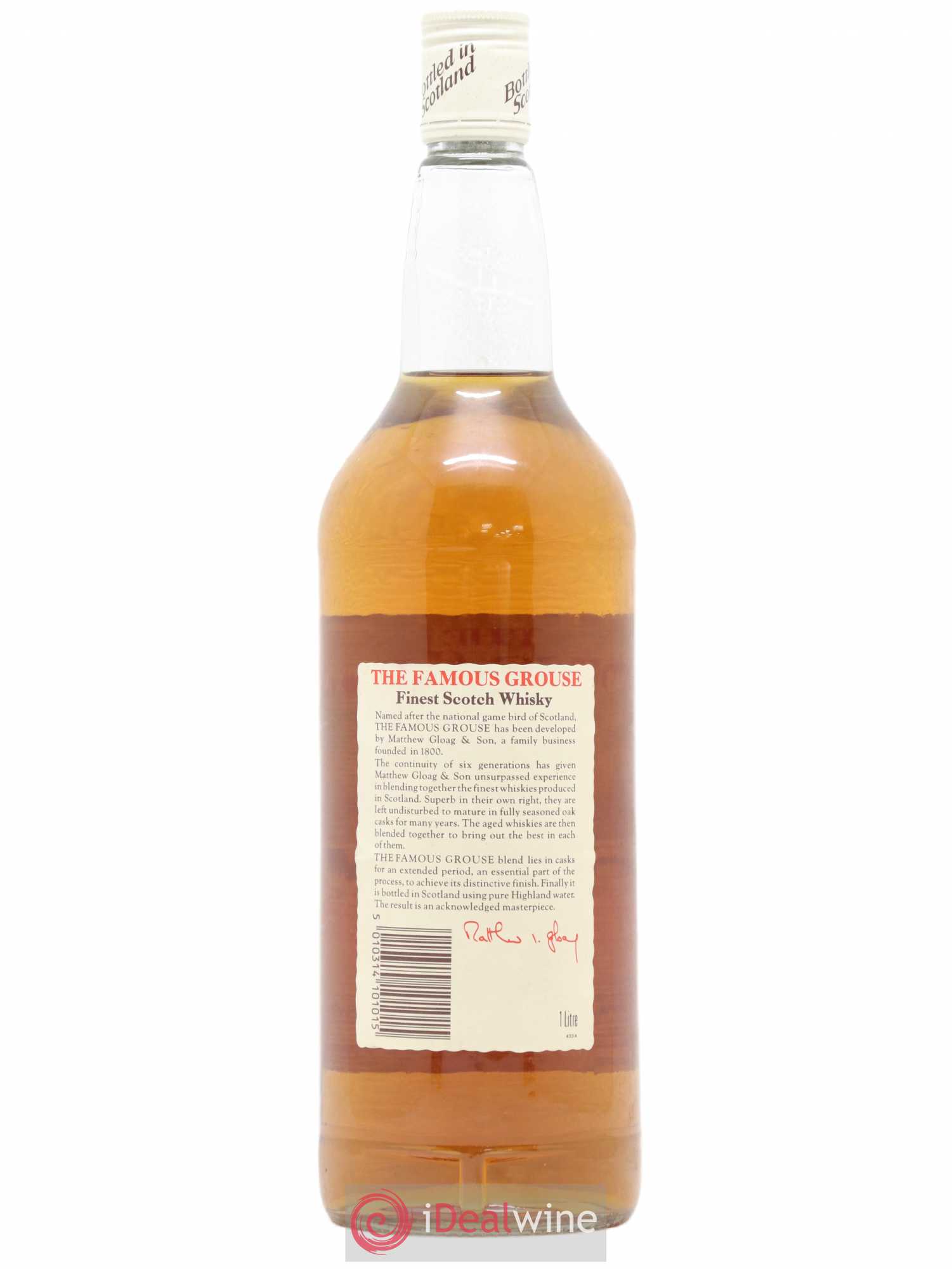 The Famous Grouse Of. Finest Scotch Whisky  (sans prix de réserve) - Lot de 1 bouteille - 1