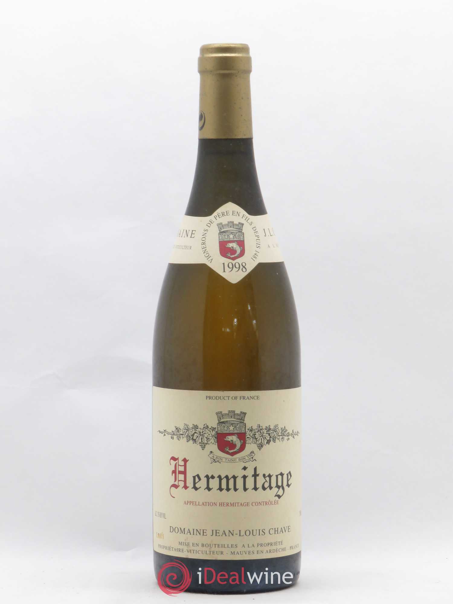 Hermitage Jean-Louis Chave 1998 - Lot de 1 bouteille - 0