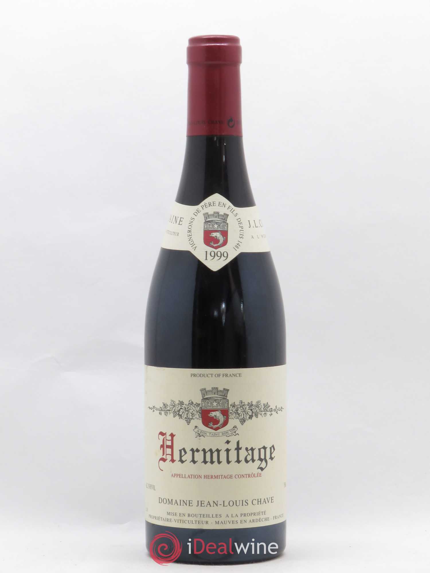 Hermitage Jean-Louis Chave 1999 - Lot de 1 bouteille - 0