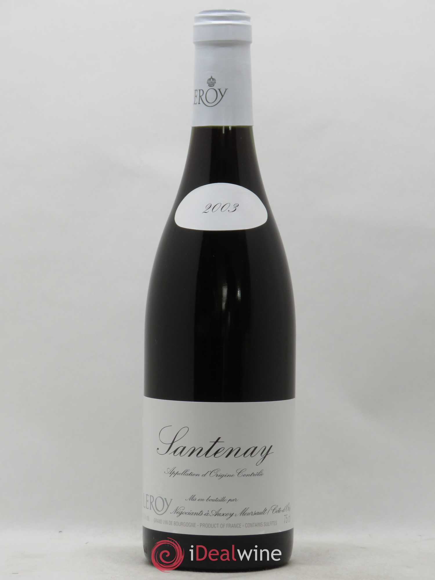 Santenay Leroy SA 2003 - Lot de 1 bouteille - 0