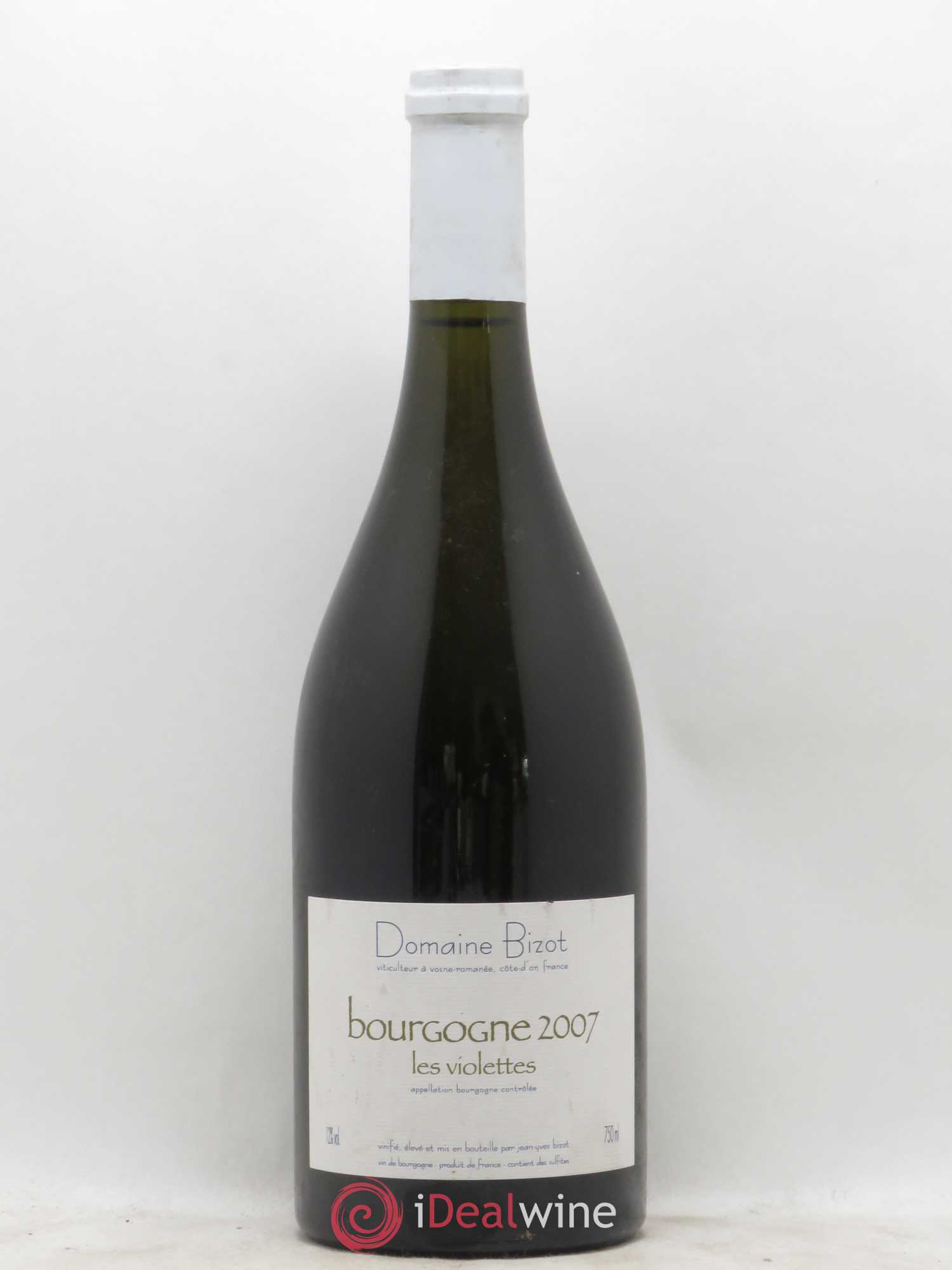 Bourgogne Les Violettes Bizot (Domaine) 2007 - Lot de 1 bouteille - 0