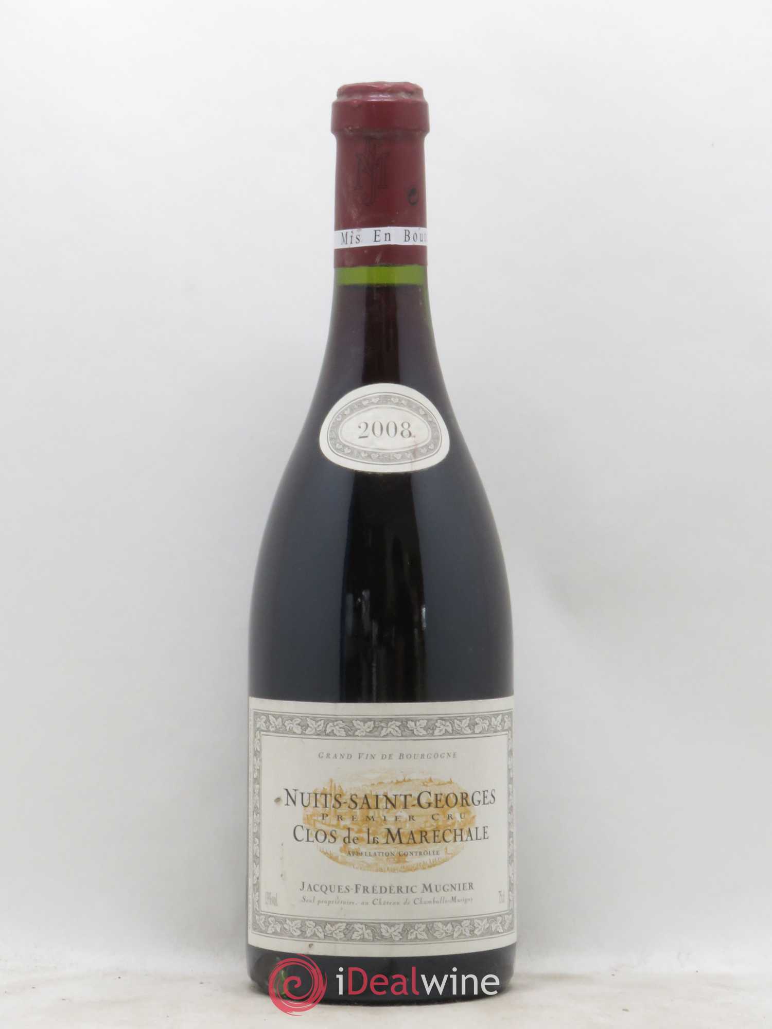 Nuits-Saint-Georges 1er Cru Clos de La Maréchale Jacques-Frédéric Mugnier 2008 - Lot de 1 bouteille - 0