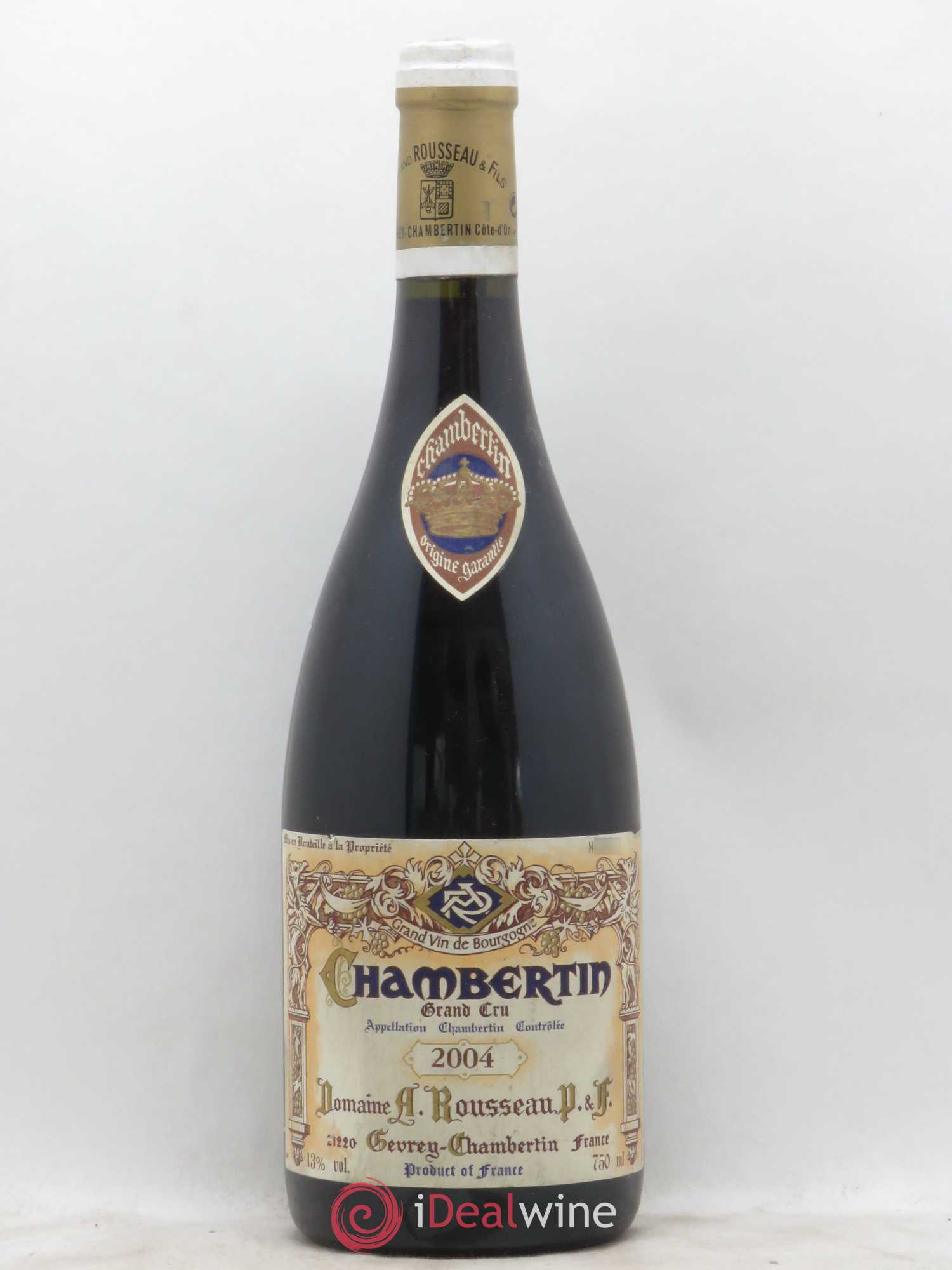 Chambertin Grand Cru Armand Rousseau (Domaine) 2004 - Lot de 1 bouteille - 0