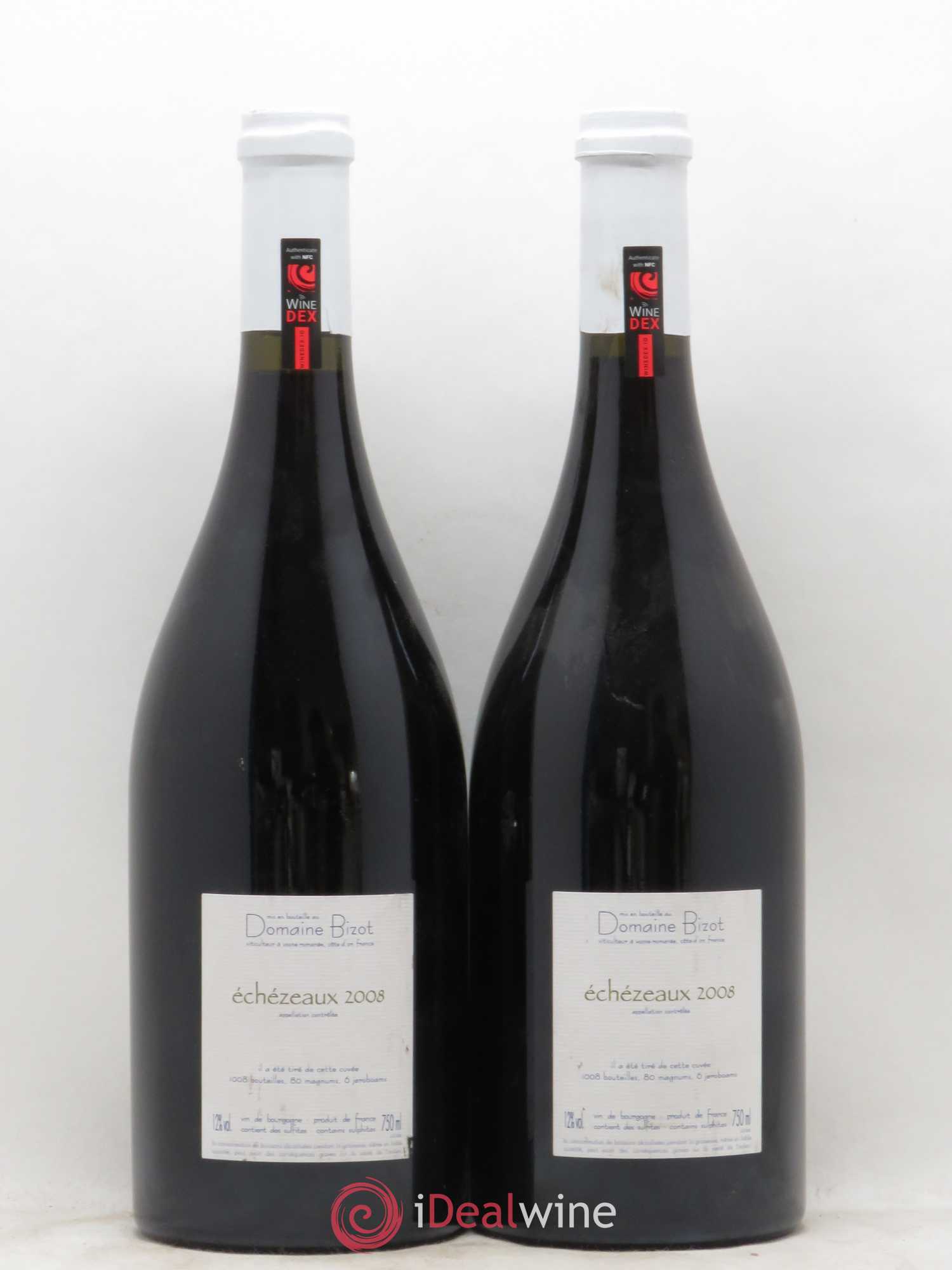 Echezeaux Grand Cru Bizot (Domaine) 2008 - Lot de 2 bouteilles - 1