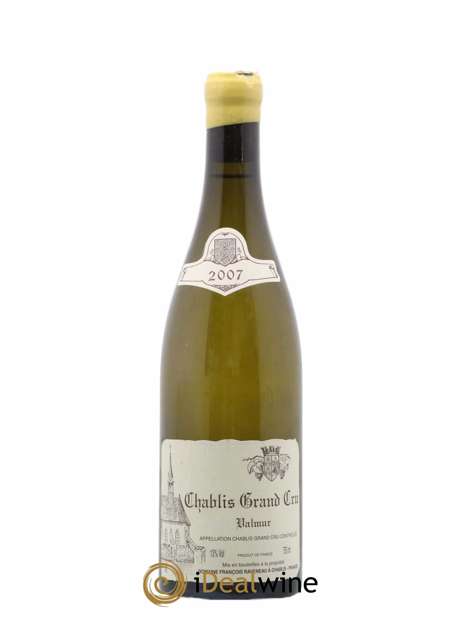 Chablis Grand Cru Valmur Raveneau (Domaine) 2007 - Lot de 1 bouteille - 0