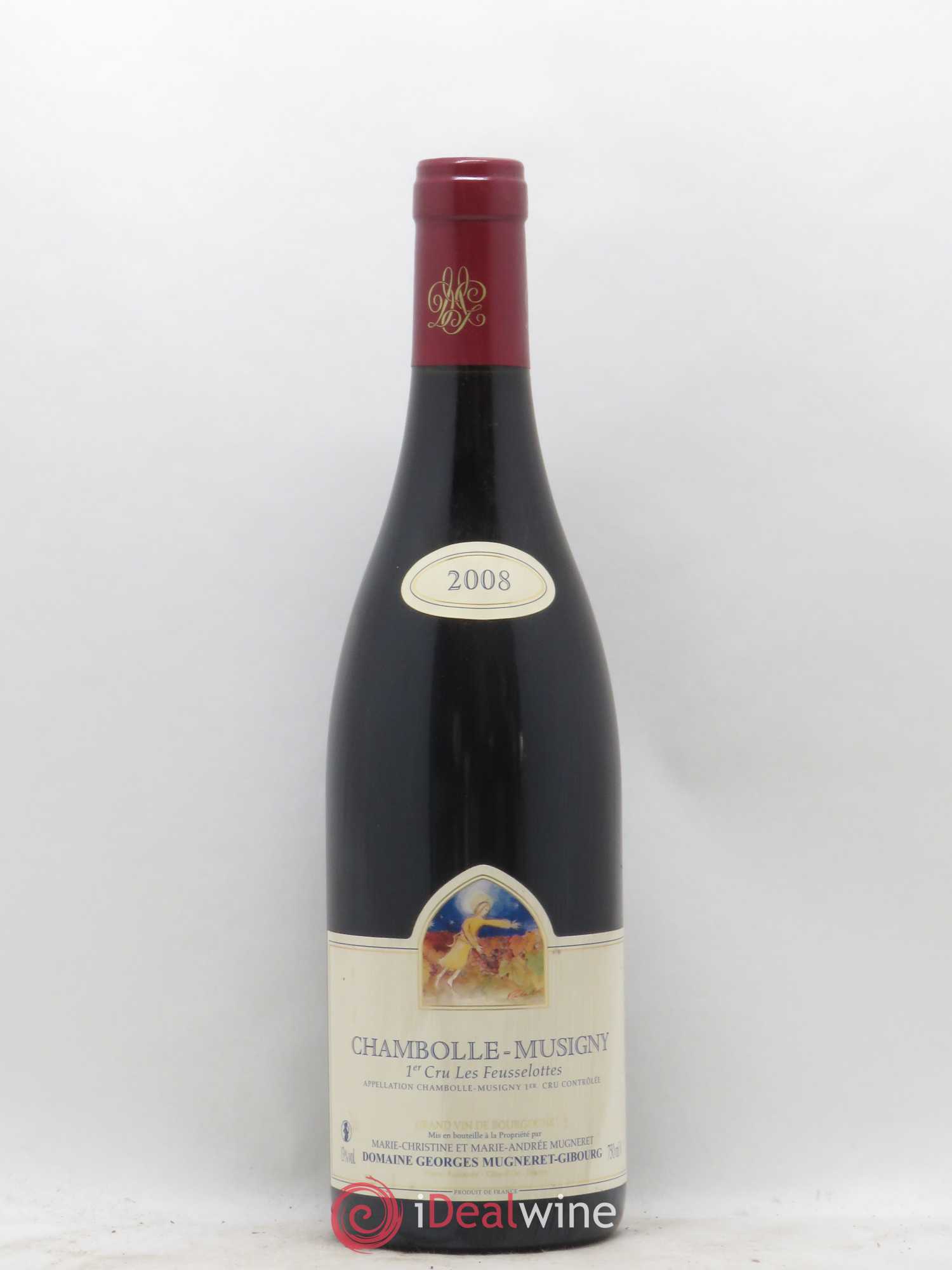 Chambolle-Musigny 1er Cru Les Feusselottes Mugneret-Gibourg (Domaine) 2008 - Lot de 1 bouteille - 0