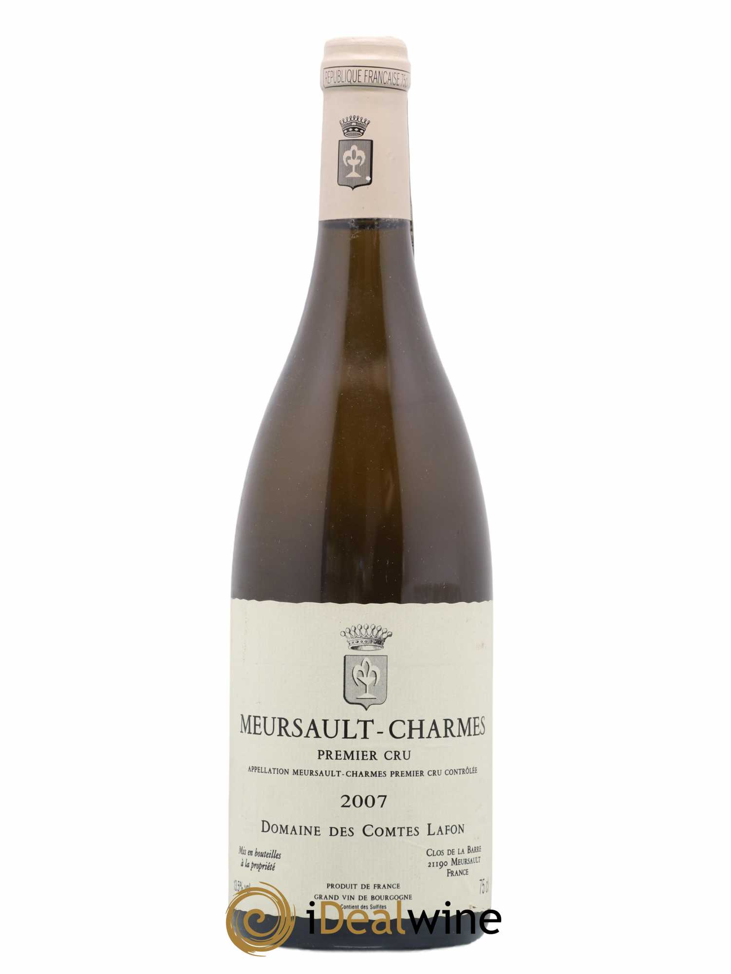 Meursault 1er Cru Charmes Comtes Lafon (Domaine des) 2007 - Lot de 1 bouteille - 0