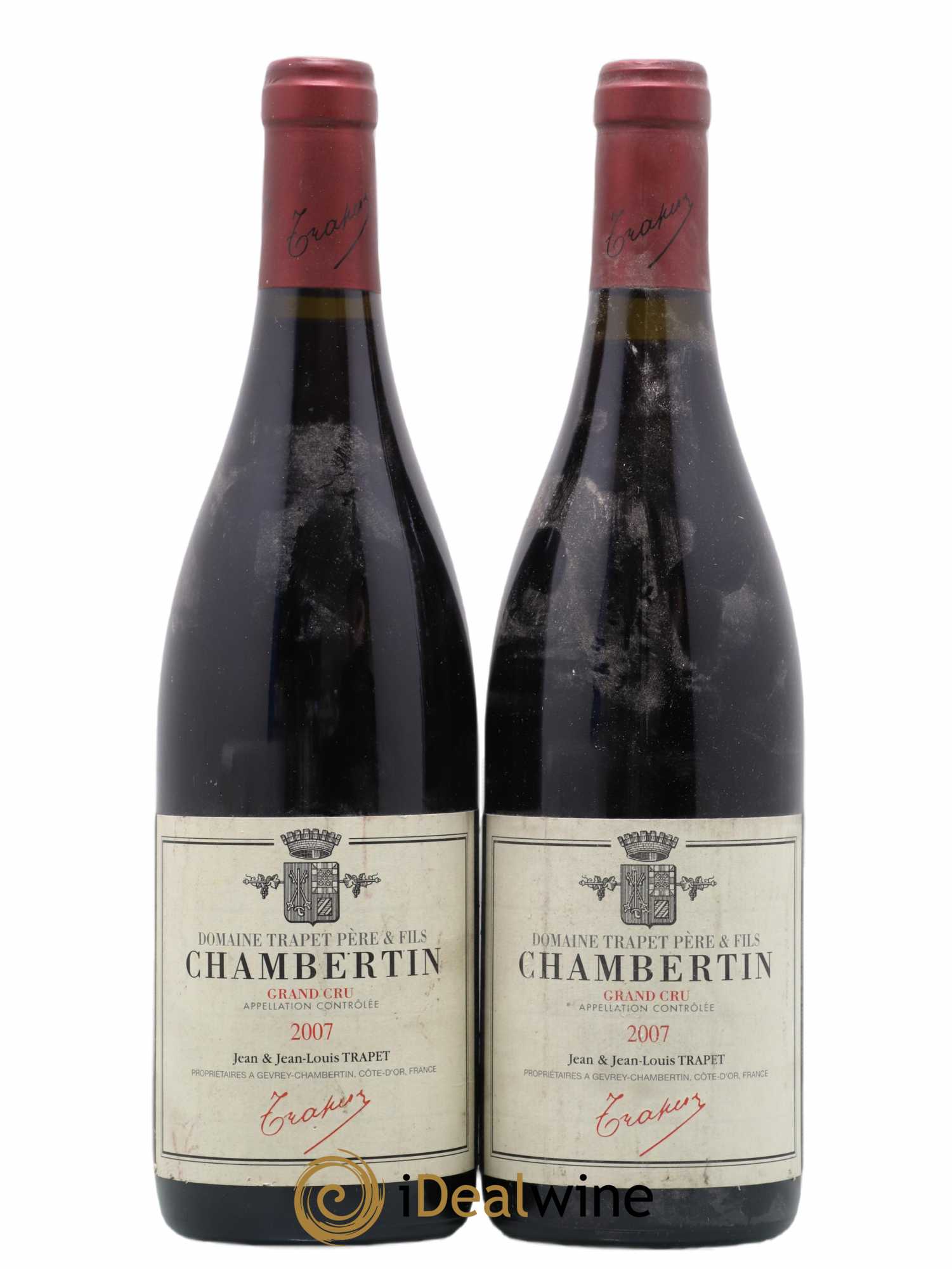 Chambertin Grand Cru Domaine Trapet 2007 - Lot de 2 bouteilles - 0