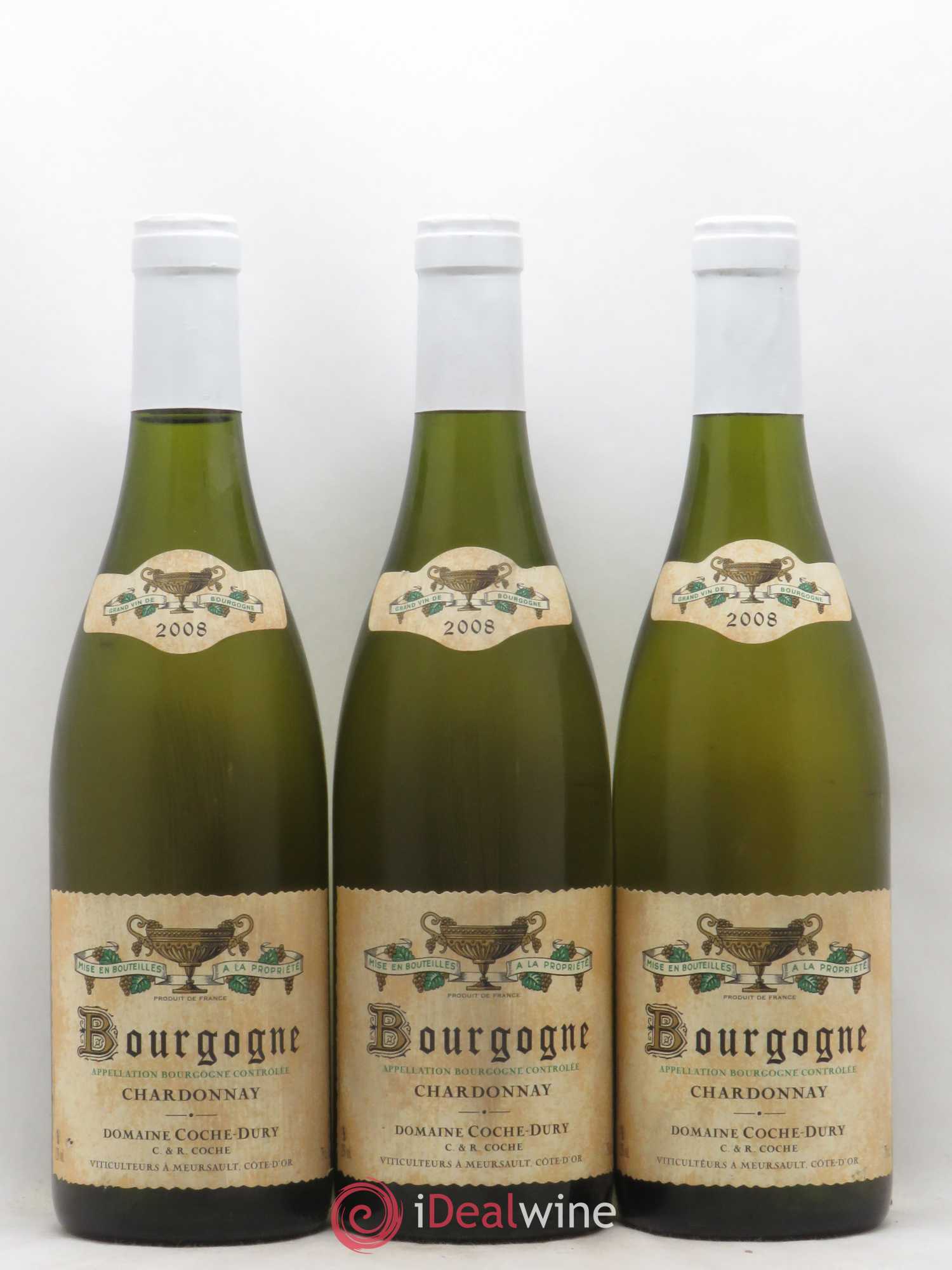 Bourgogne Coche Dury (Domaine) 2008 - Lot de 3 bouteilles - 0