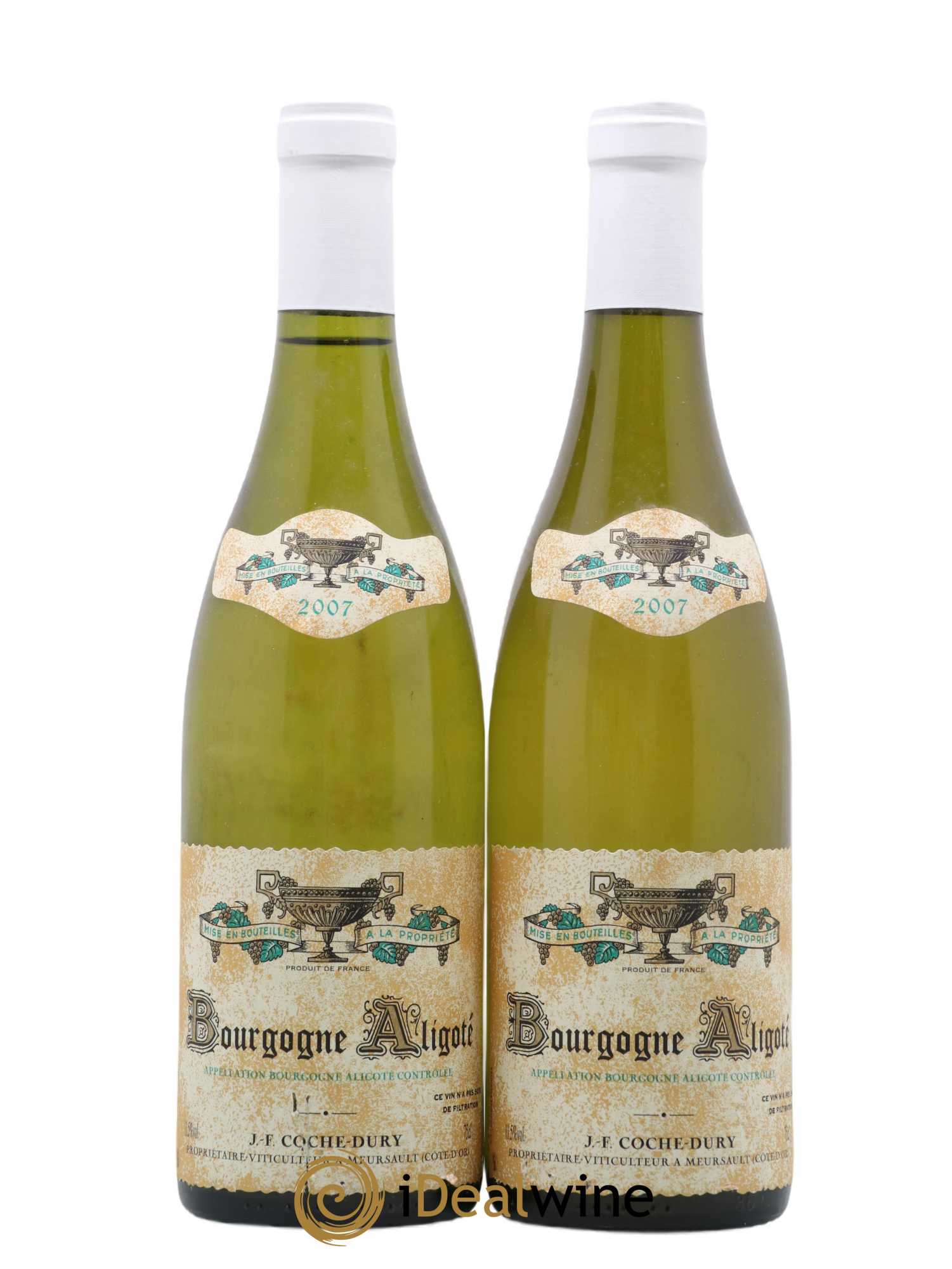 Bourgogne Aligoté Coche Dury (Domaine) 2007 - Lot de 2 bouteilles - 0