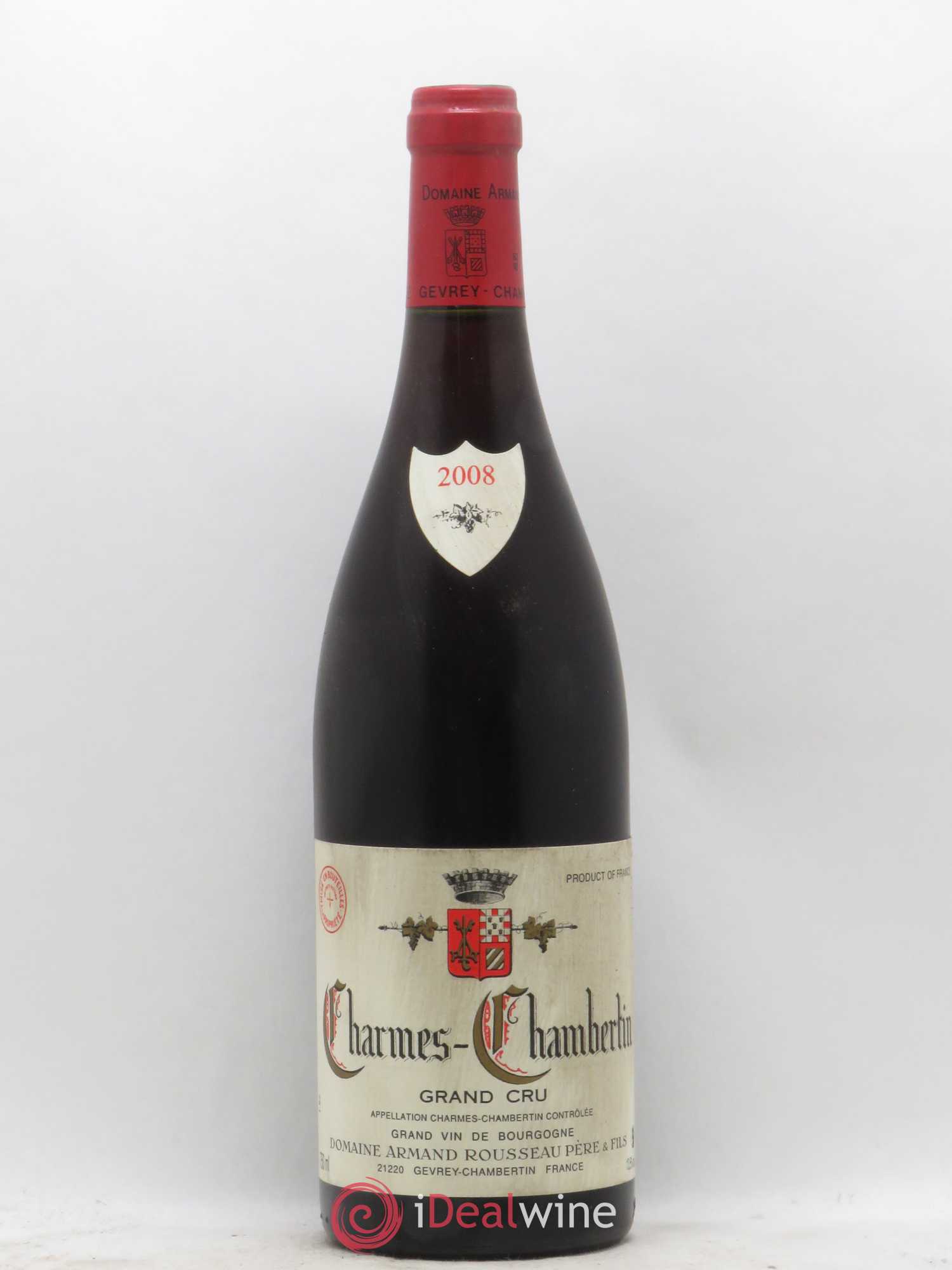Charmes-Chambertin Grand Cru Armand Rousseau (Domaine) 2008 - Lot de 1 bouteille - 0