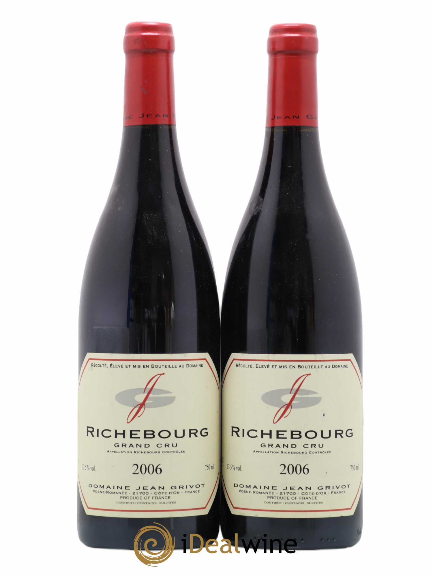 Richebourg Grand Cru Jean Grivot 2006 - Lot de 2 bouteilles - 0
