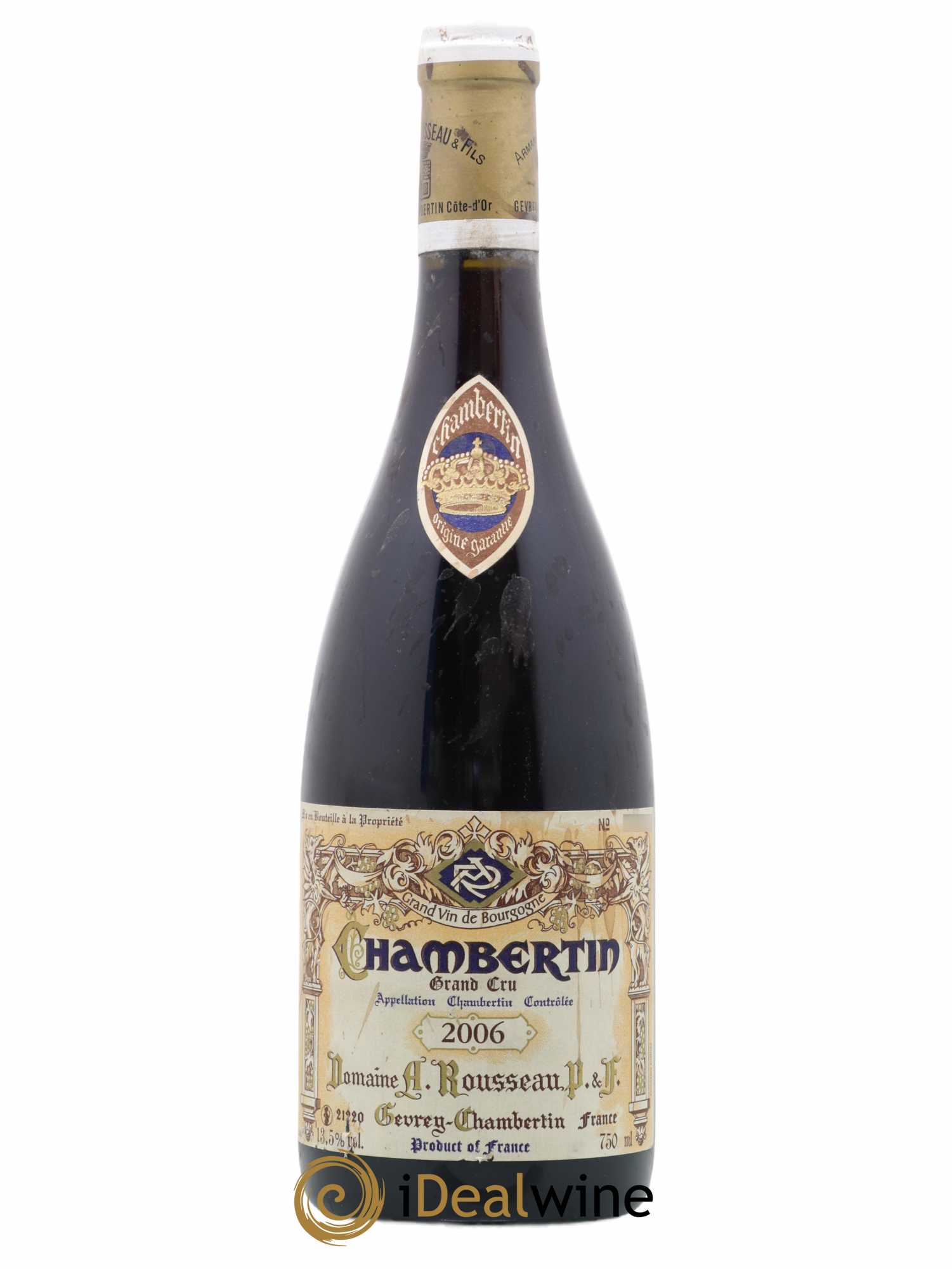 Chambertin Grand Cru Armand Rousseau (Domaine) 2006 - Lot de 1 bouteille - 0