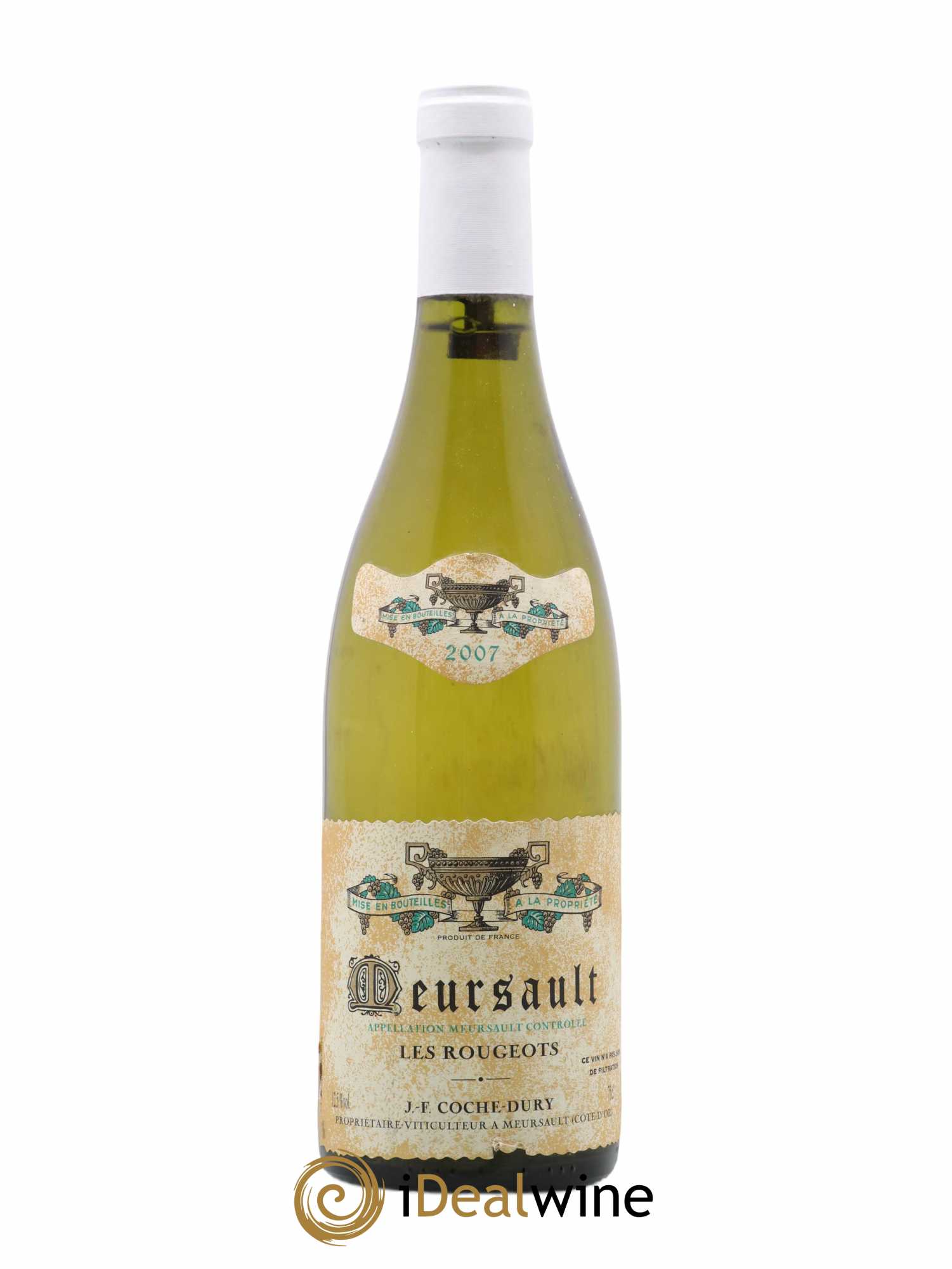 Meursault Les Rougeots Coche Dury (Domaine) 2007 - Lot de 1 bouteille - 0