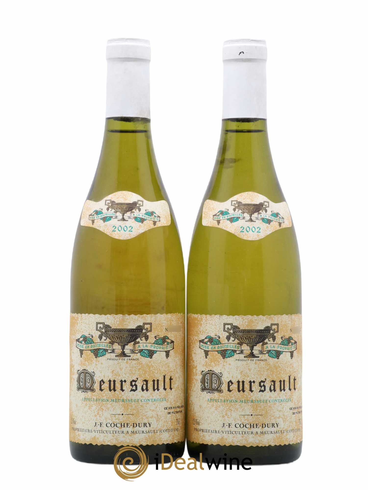 Meursault Coche Dury (Domaine) 2002 - Lot de 2 bouteilles - 0