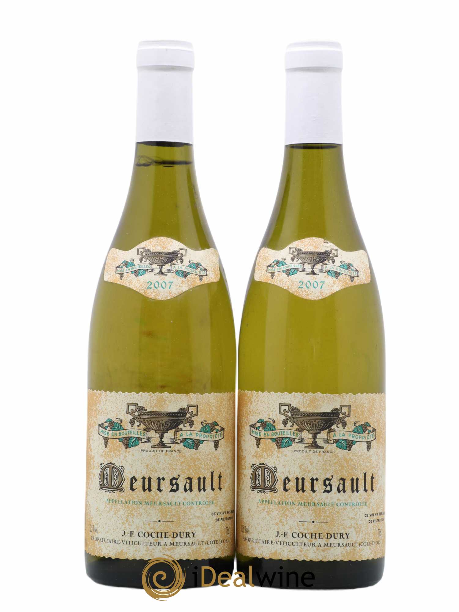 Meursault Coche Dury (Domaine) 2007 - Lot de 2 bouteilles - 0