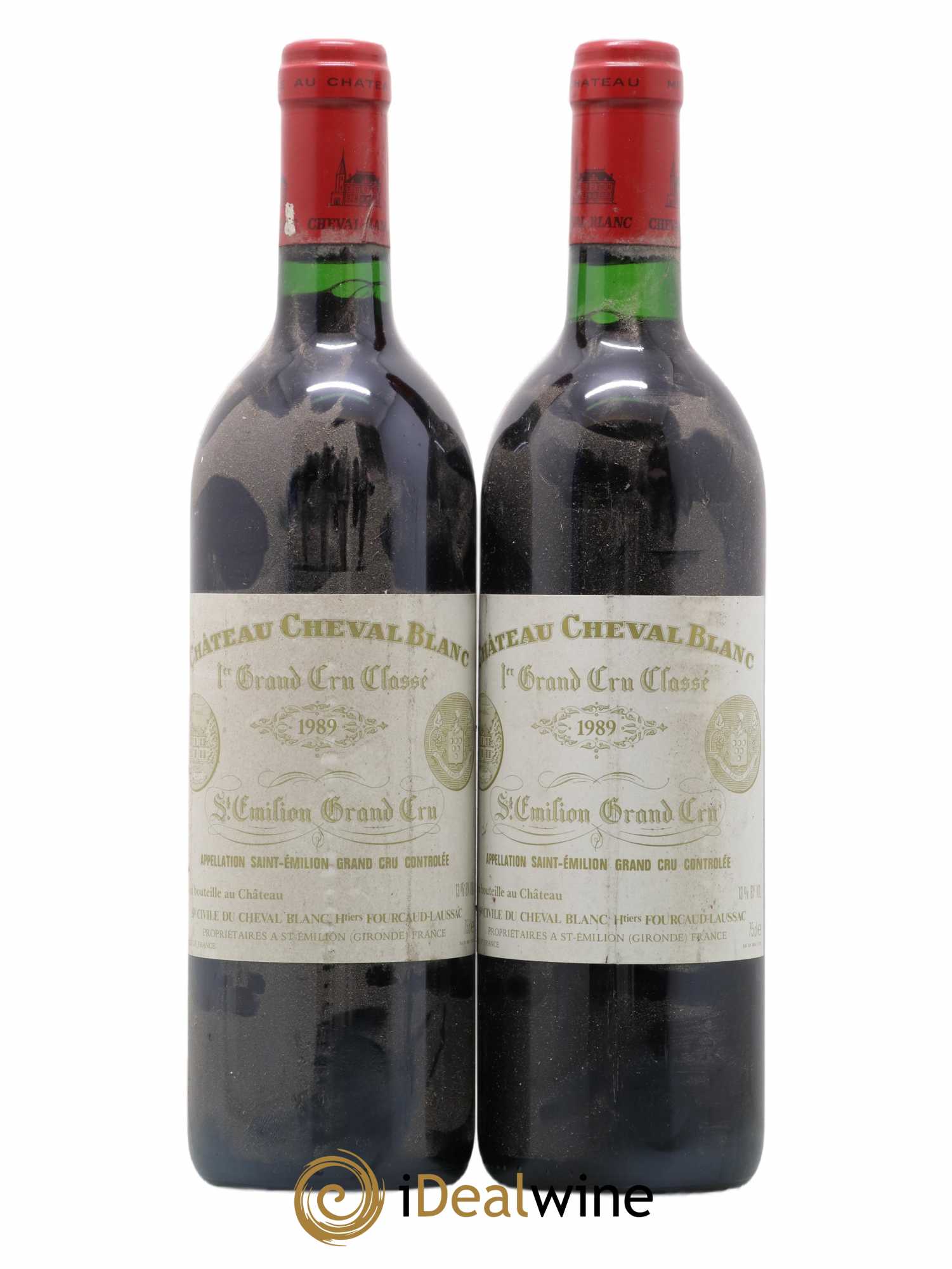 Château Cheval Blanc 1er Grand Cru Classé A 1989 - Lot de 2 bouteilles - 0