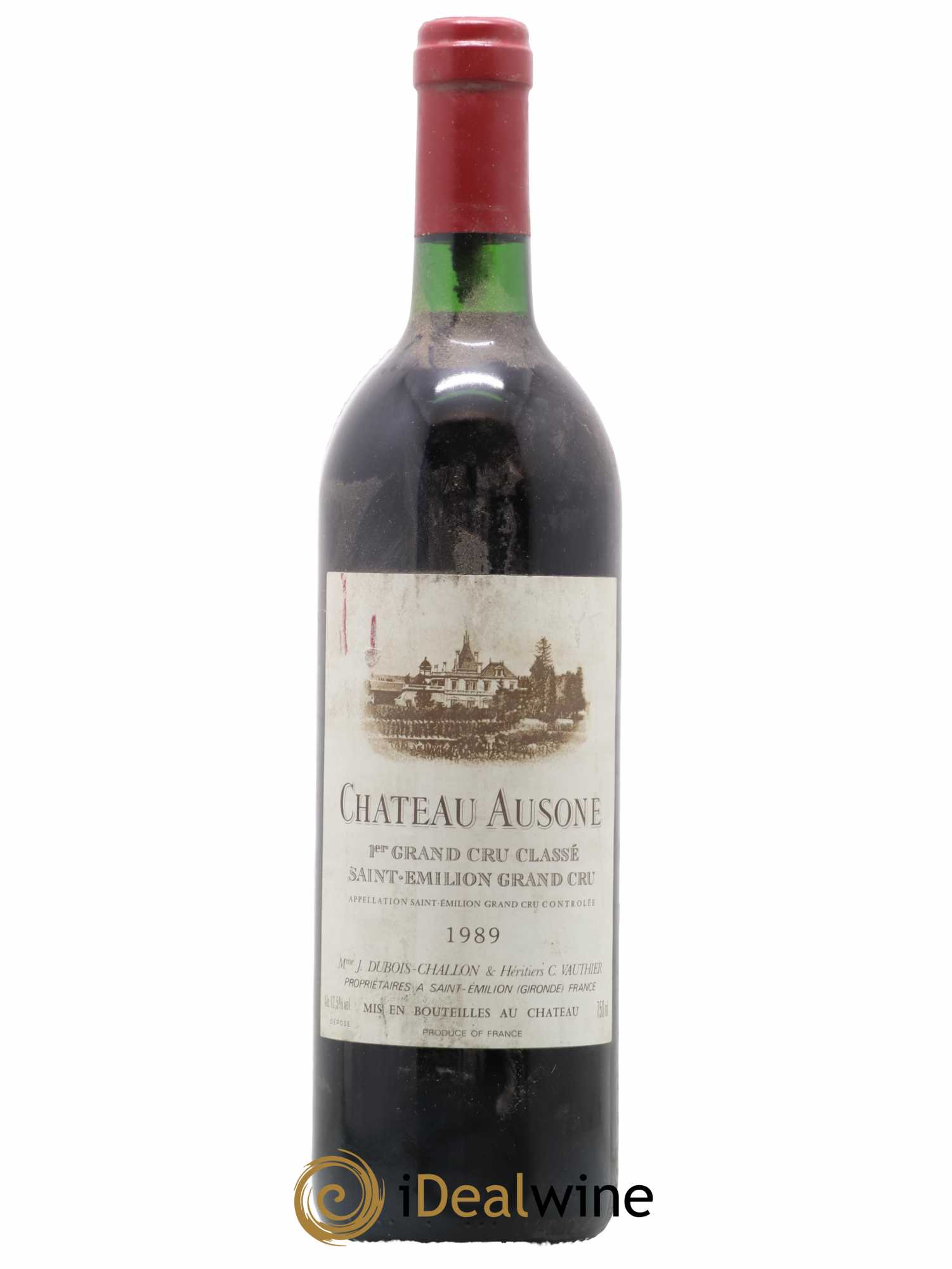 Château Ausone 1er Grand Cru Classé A 1989 - Lot de 1 bouteille - 0
