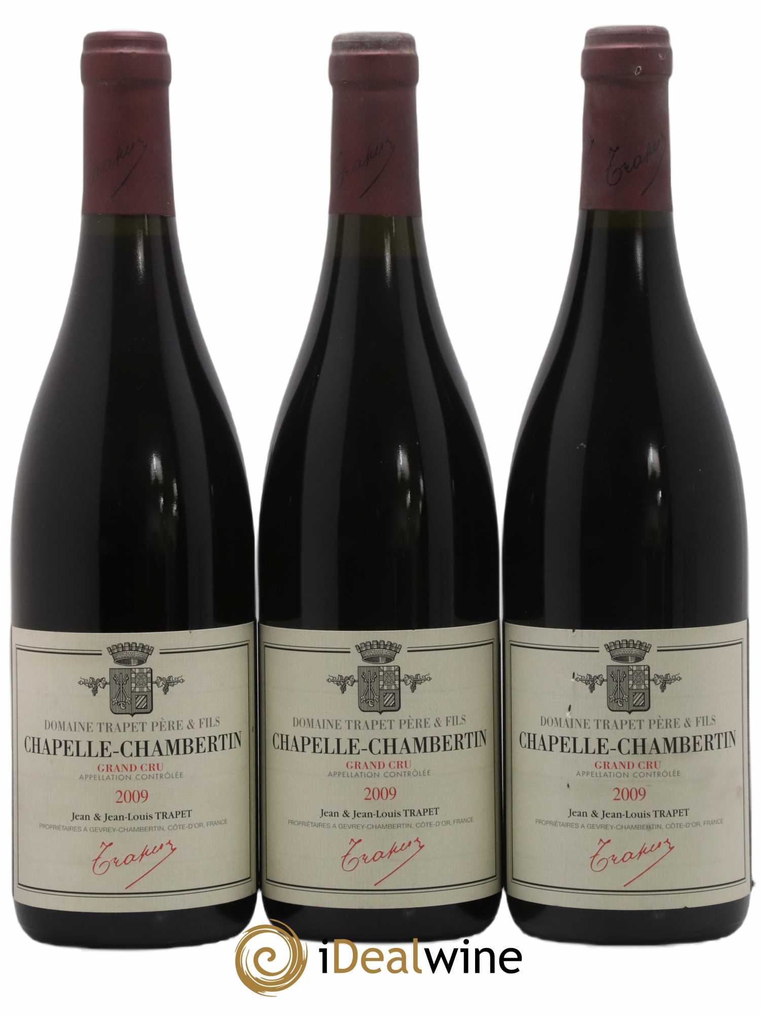Chapelle-Chambertin Grand Cru Domaine Trapet 2009 - Lot de 3 bouteilles - 0