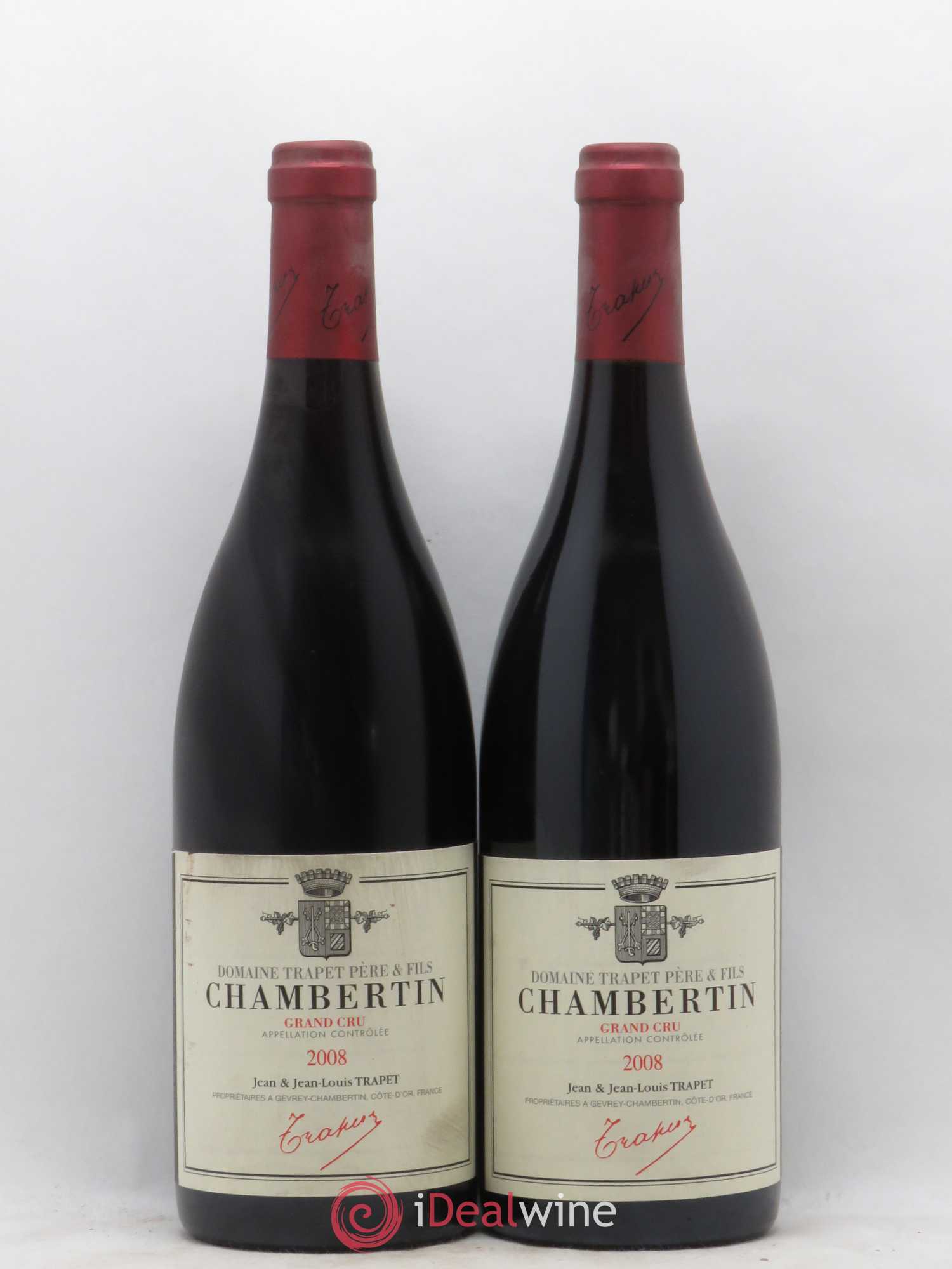Chambertin Grand Cru Domaine Trapet 2008 - Lot de 2 bouteilles - 0