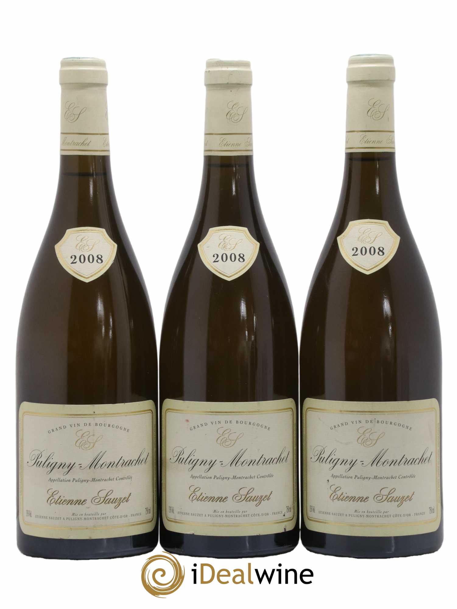 Puligny-Montrachet Etienne Sauzet 2008 - Lot de 3 bouteilles - 0