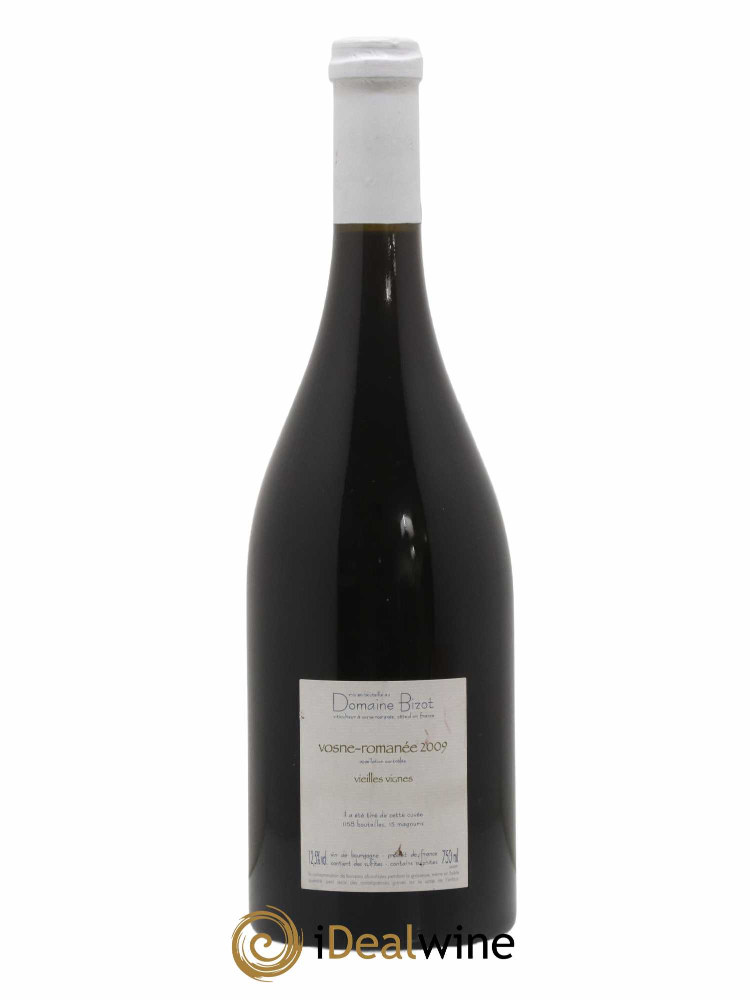 Vosne-Romanée Vieilles Vignes Bizot (Domaine) 2009 - Lot de 1 bouteille - 1