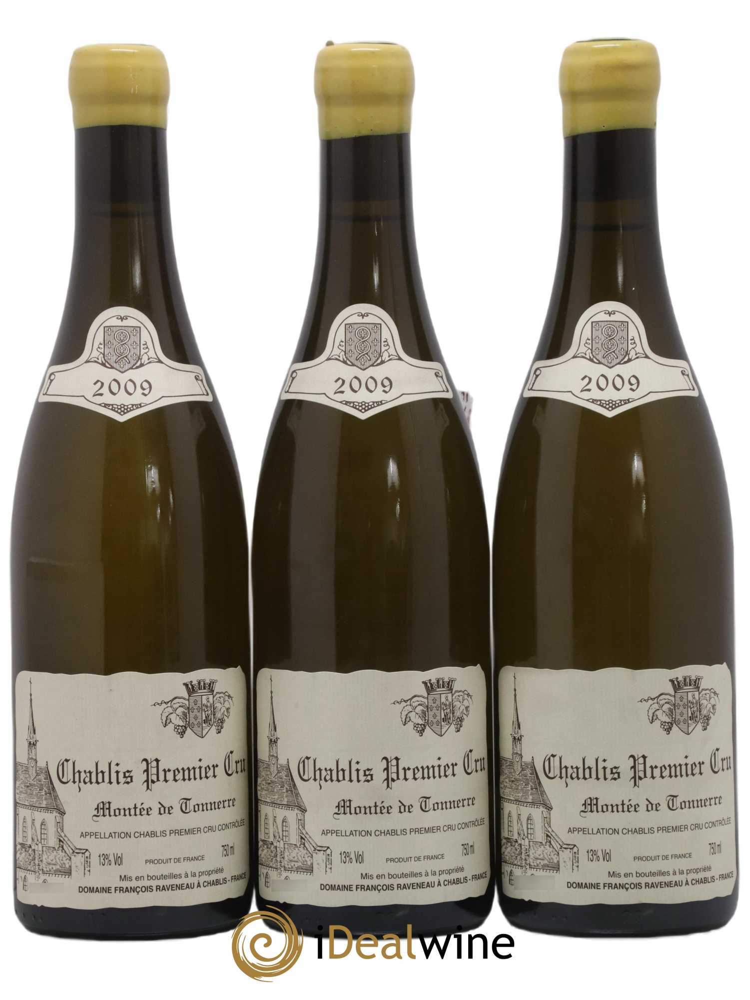 Chablis 1er Cru Montée de Tonnerre Raveneau (Domaine) 2009 - Lot de 3 bouteilles - 0