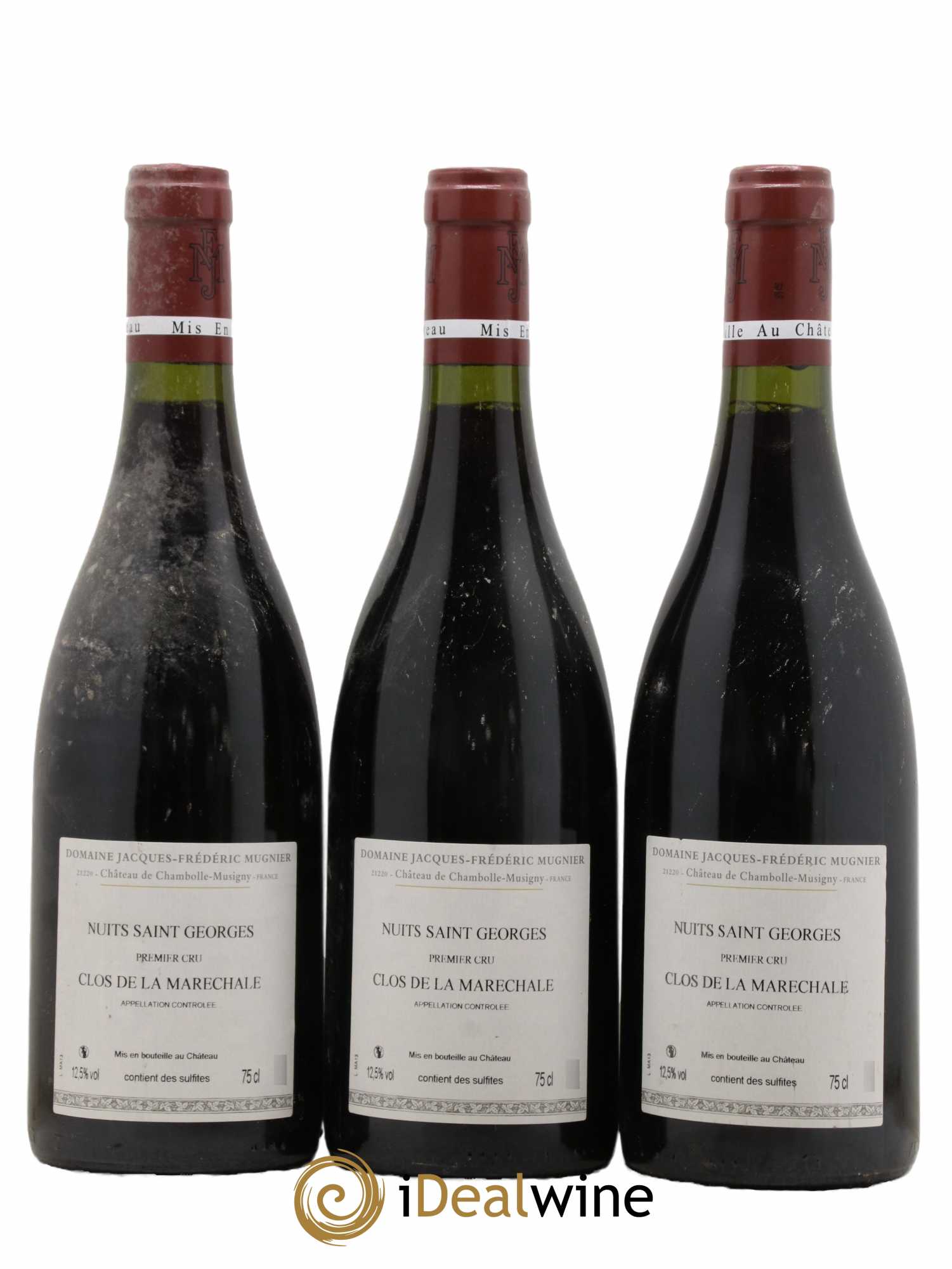 Nuits-Saint-Georges 1er Cru Clos de La Maréchale Jacques-Frédéric Mugnier 2013 - Lot de 3 bouteilles - 1