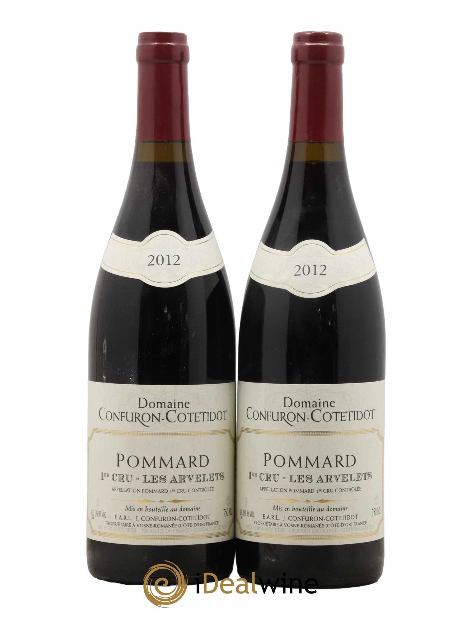 Pommard 1er Cru Les Arvelets Confuron-Cotetidot 2012 - Lot of 2 bottles - 0