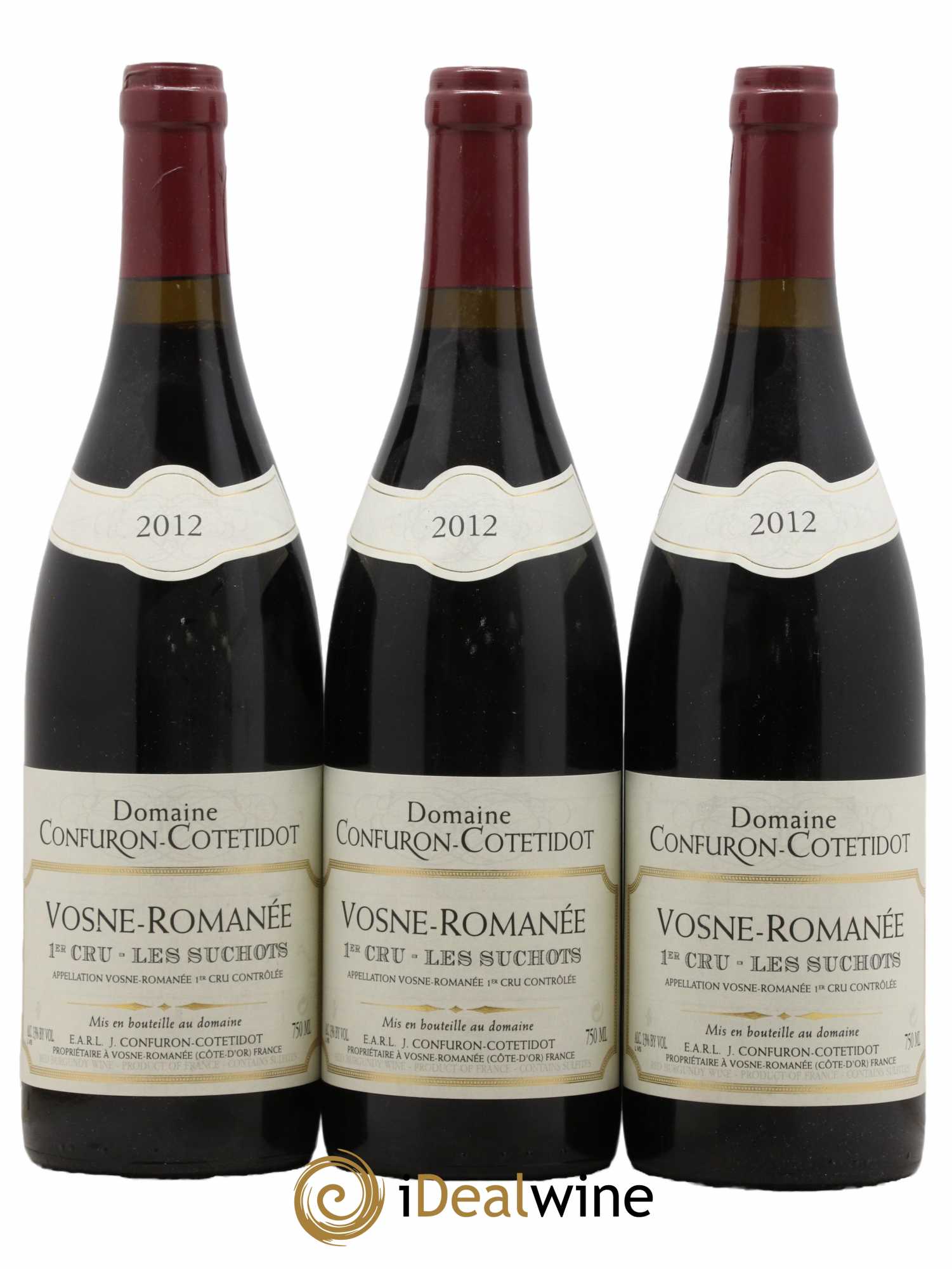 Vosne-Romanée 1er Cru Les Suchots Confuron-Cotetidot 2012 - Lot de 3 bouteilles - 0