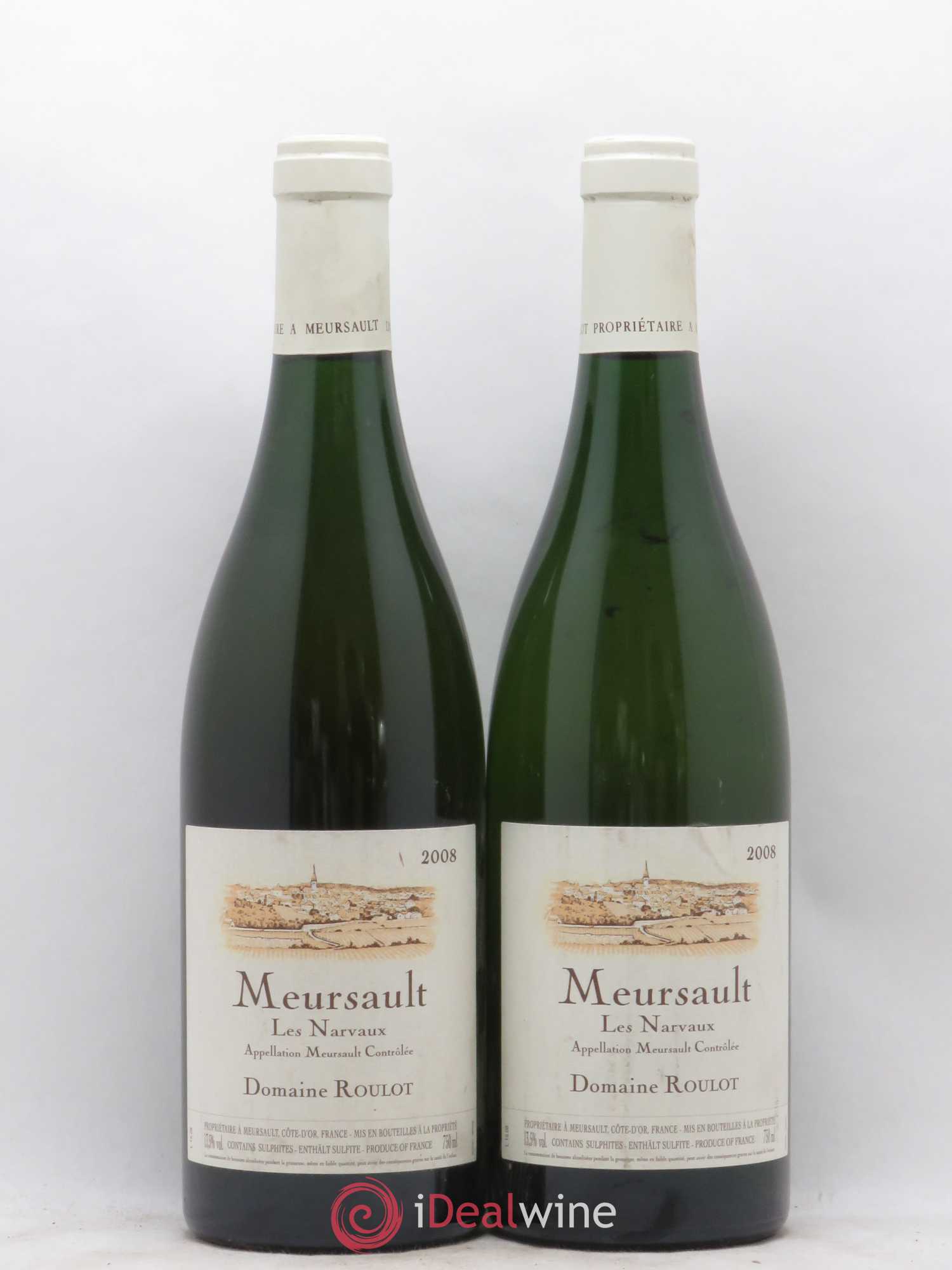 Meursault Les Narvaux Roulot (Domaine) 2008 - Lot de 2 bouteilles - 0